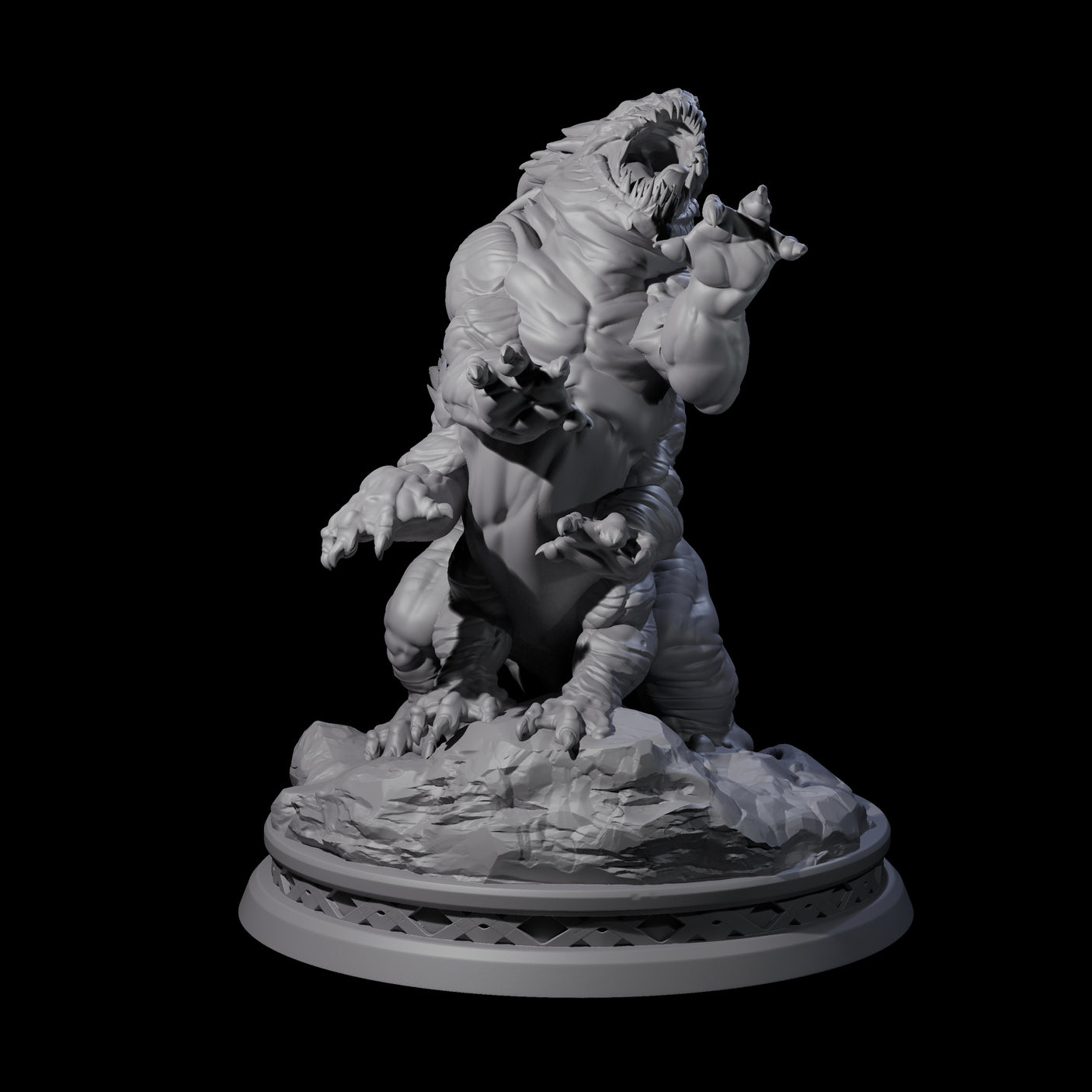 Chunky Linnorm Miniature for Dungeons and Dragons, Pathfinder or other TTRPGs