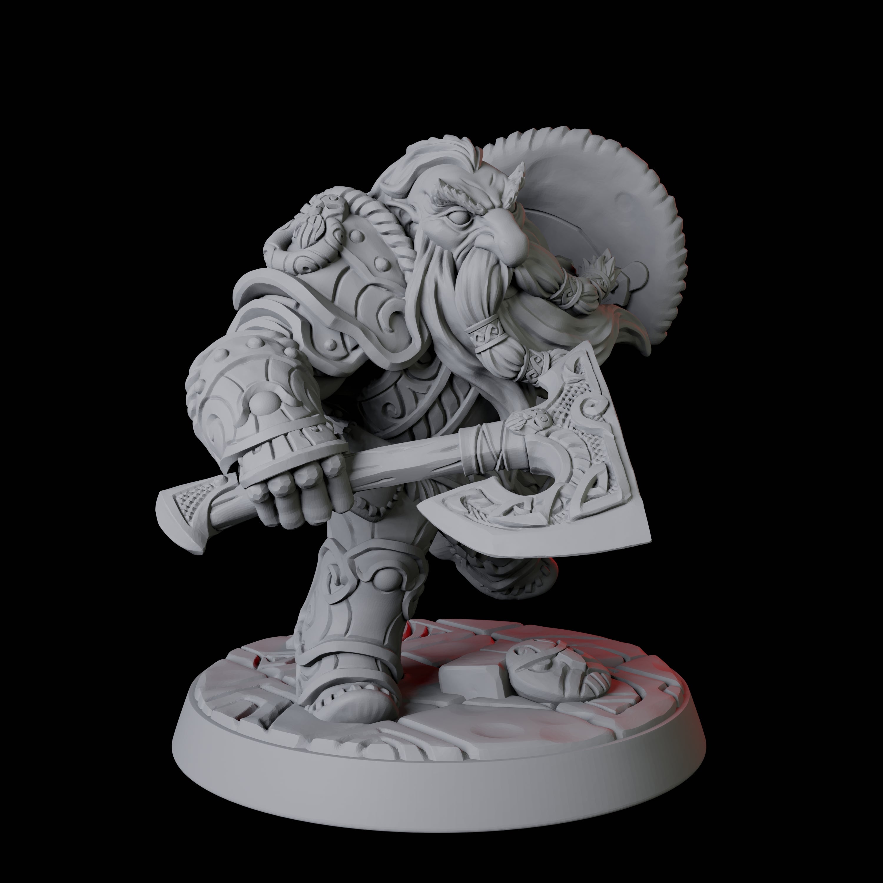 City Guard Dwarf A Miniature for Dungeons and Dragons, Pathfinder or other TTRPGs