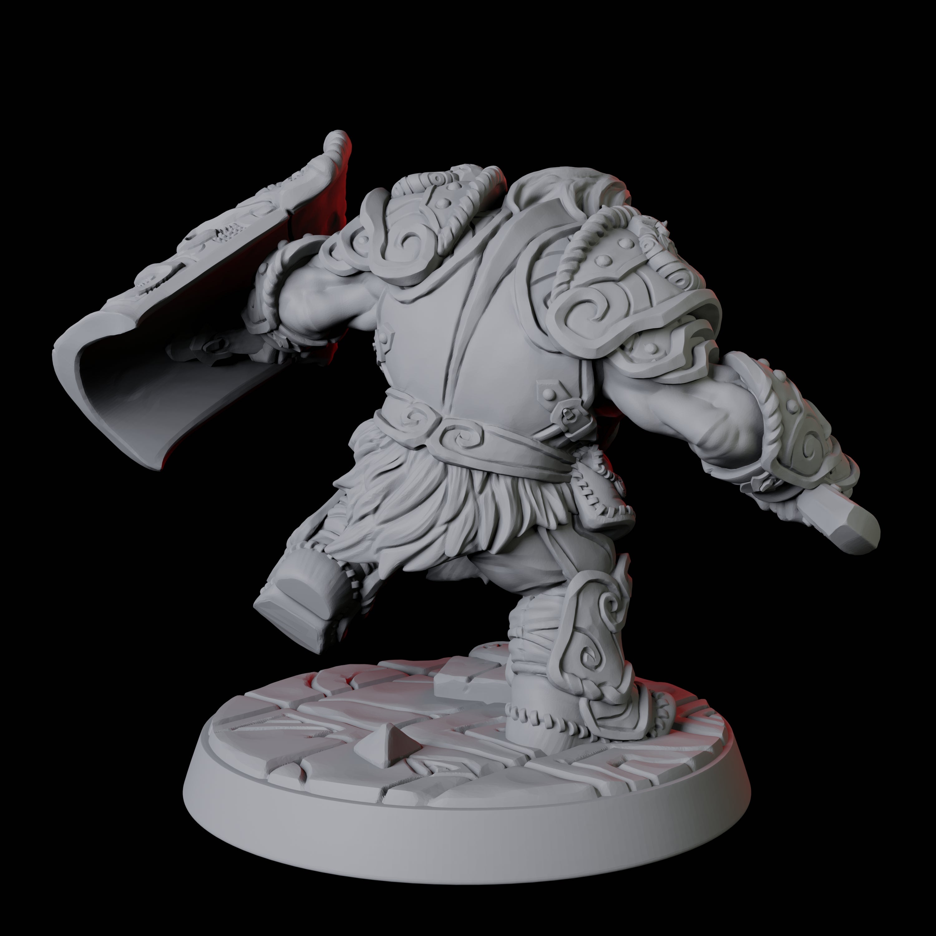 City Guard Dwarf A Miniature for Dungeons and Dragons, Pathfinder or other TTRPGs