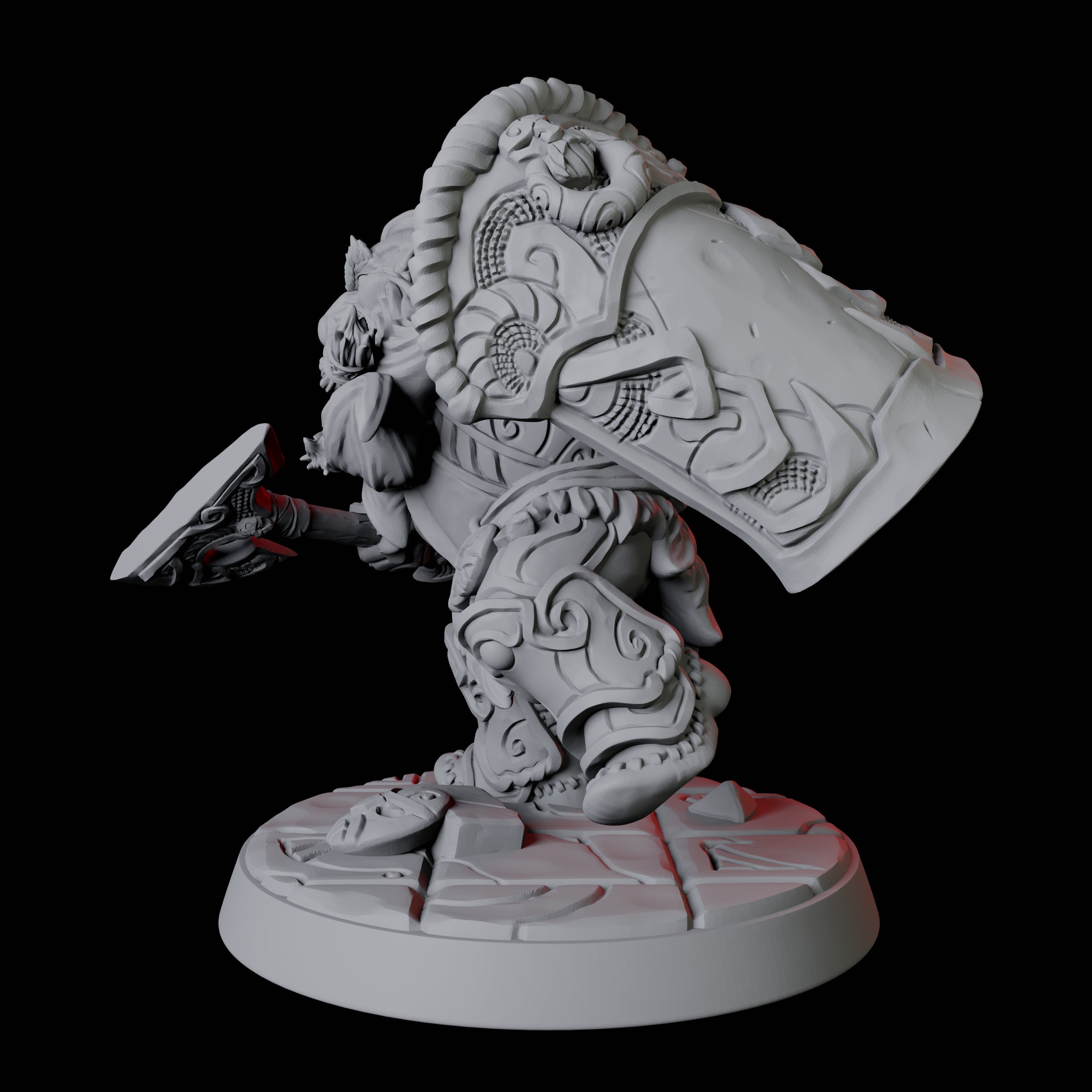 City Guard Dwarf A Miniature for Dungeons and Dragons, Pathfinder or other TTRPGs