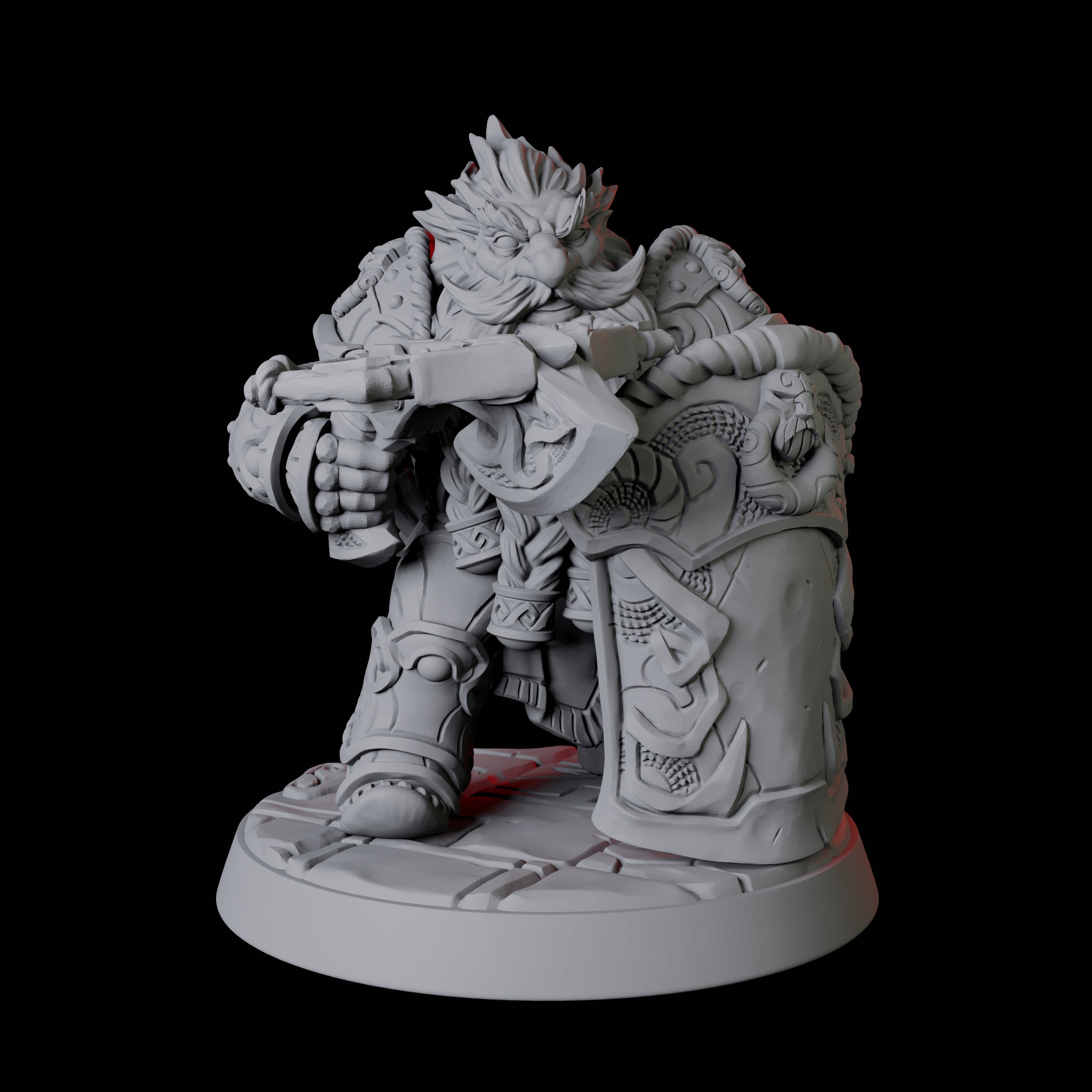 City Guard Dwarf C Miniature for Dungeons and Dragons, Pathfinder or other TTRPGs