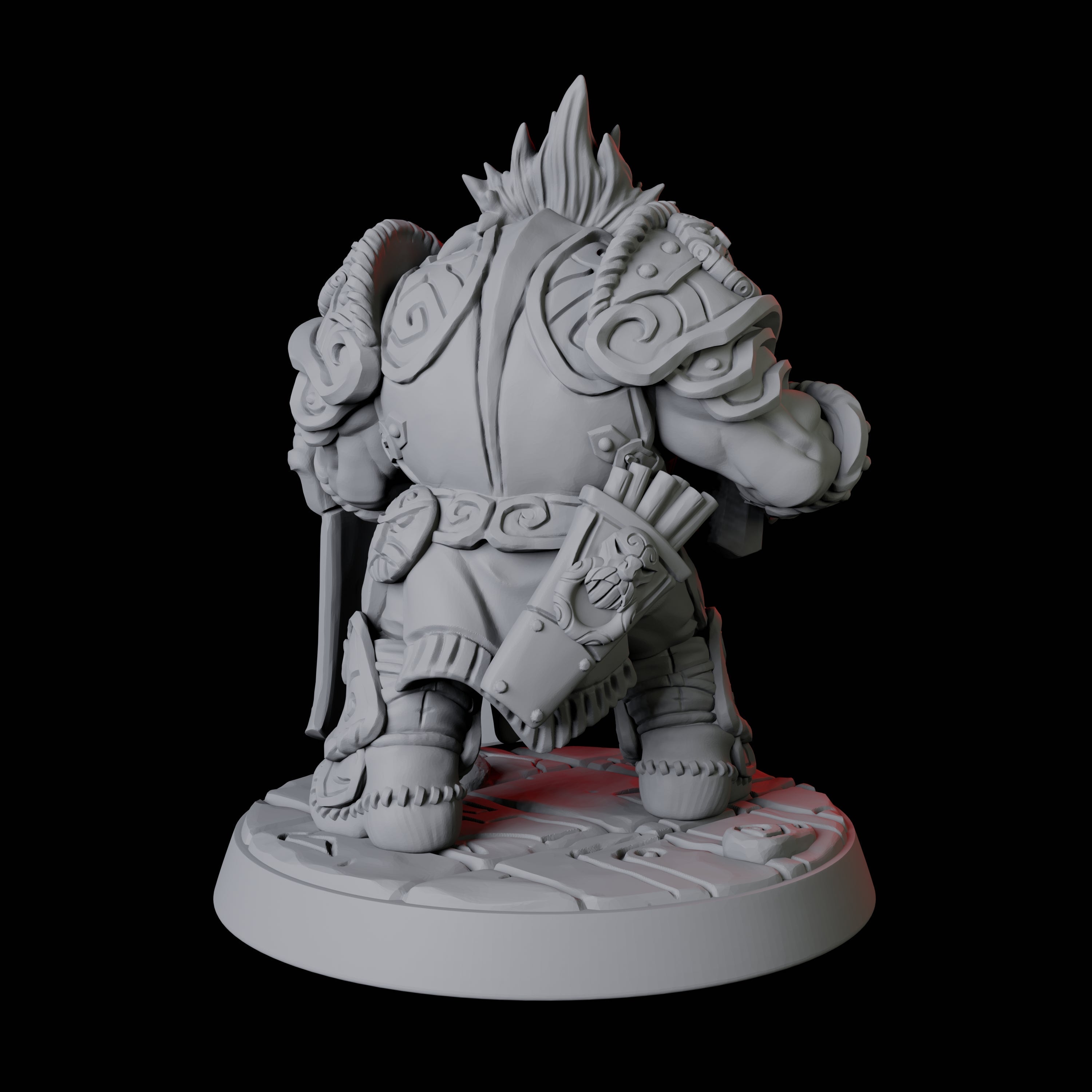 City Guard Dwarf C Miniature for Dungeons and Dragons, Pathfinder or other TTRPGs