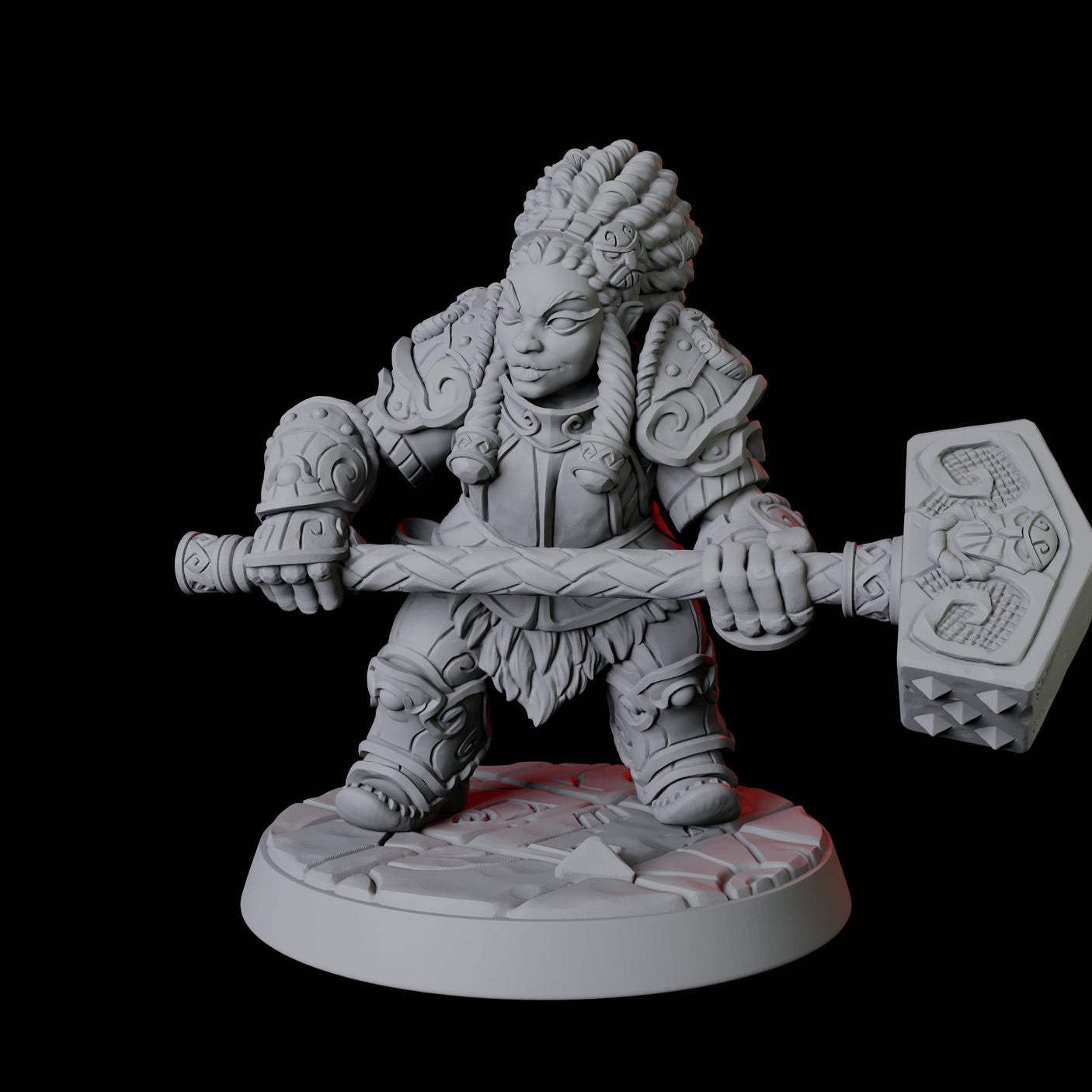 City Guard Dwarf E Miniature for Dungeons and Dragons, Pathfinder or other TTRPGs