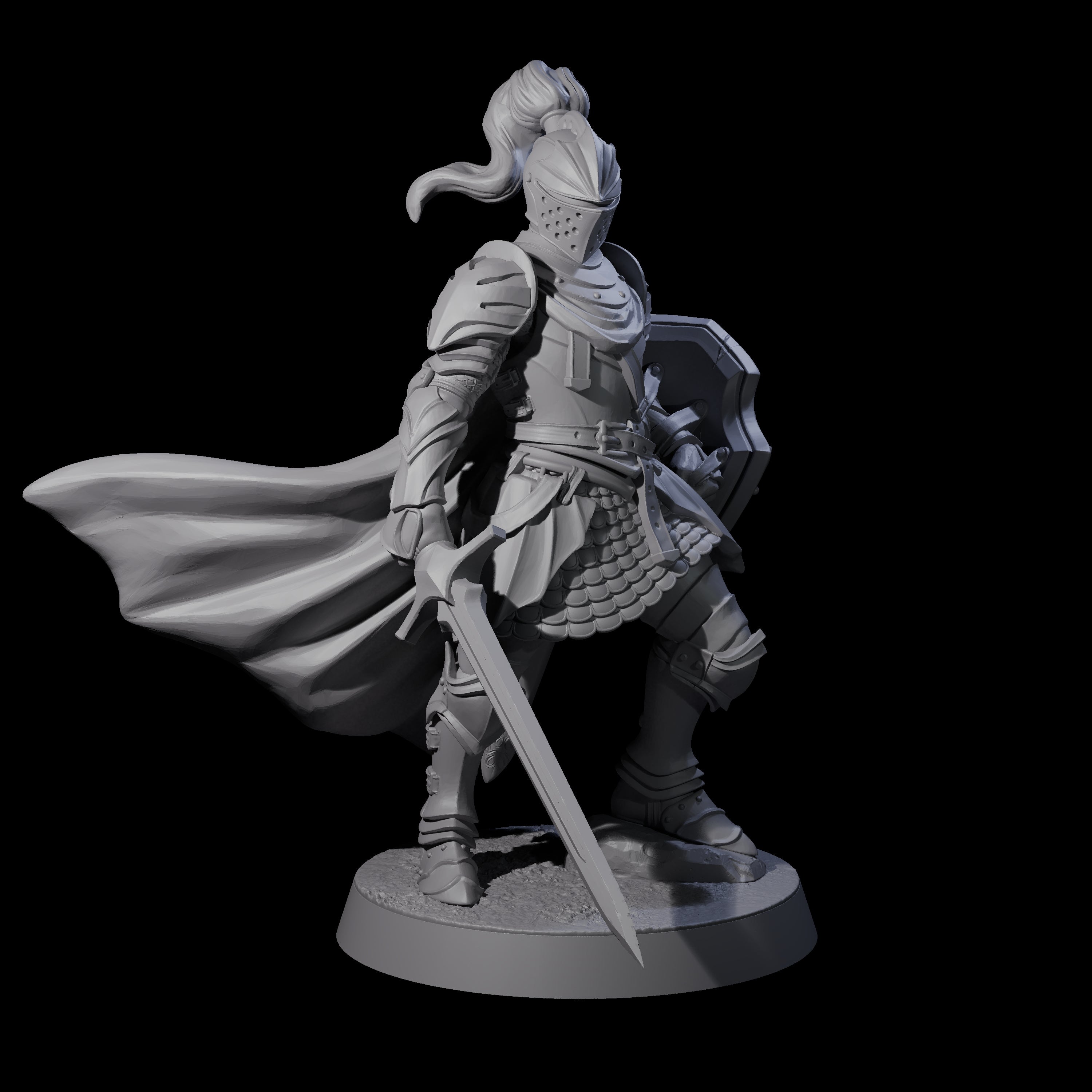 City Knight A Miniature for Dungeons and Dragons, Pathfinder or other TTRPGs