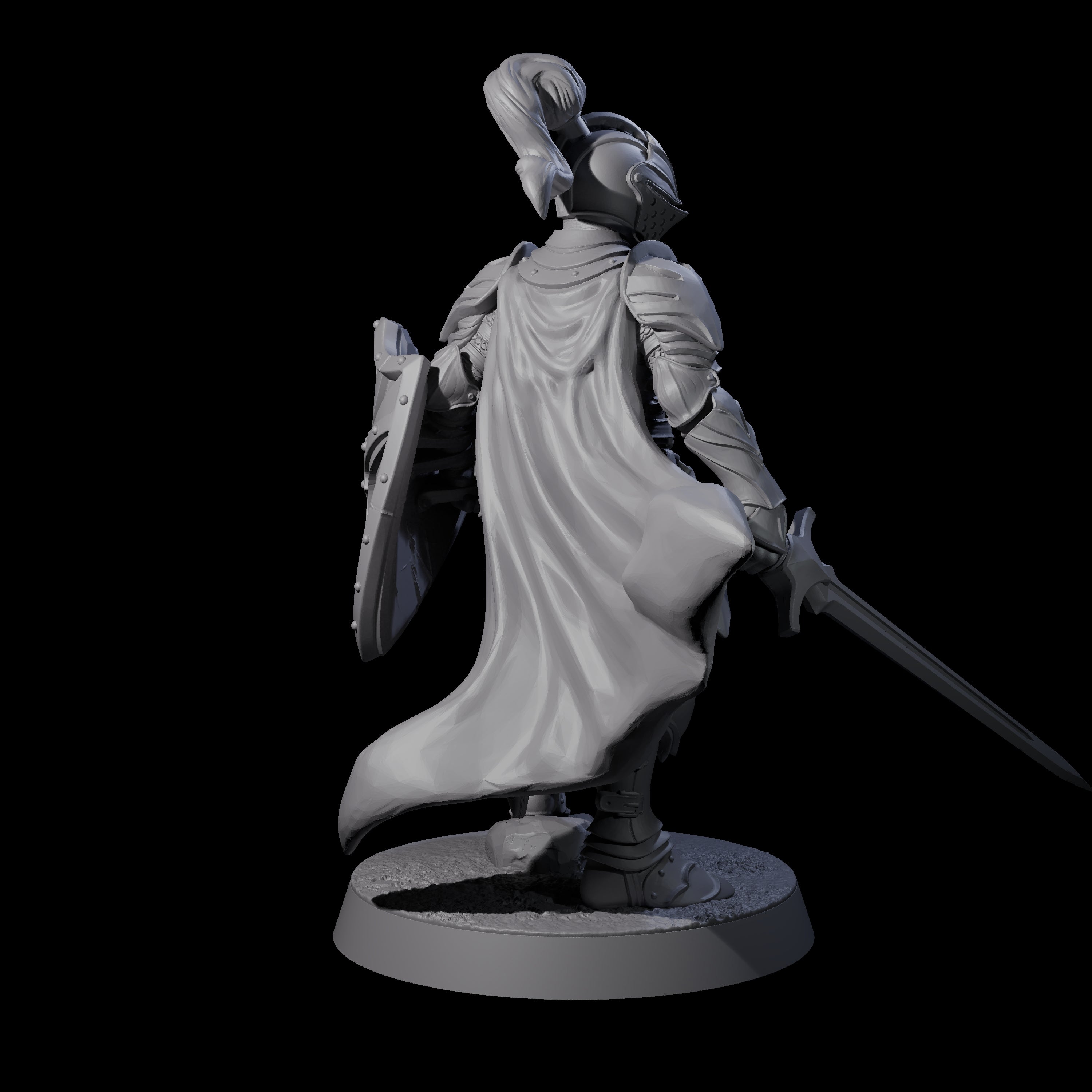 City Knight A Miniature for Dungeons and Dragons, Pathfinder or other TTRPGs