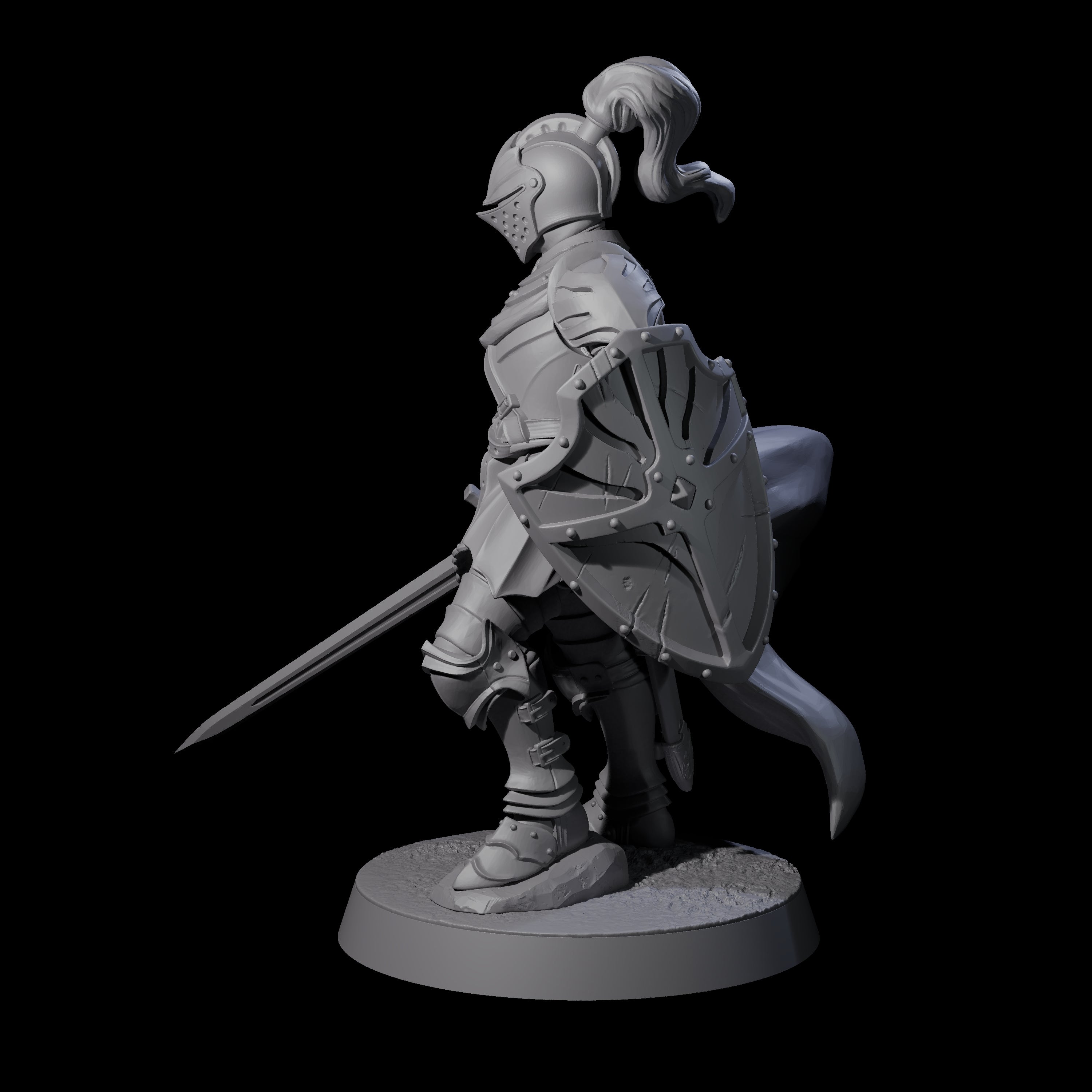 City Knight A Miniature for Dungeons and Dragons, Pathfinder or other TTRPGs