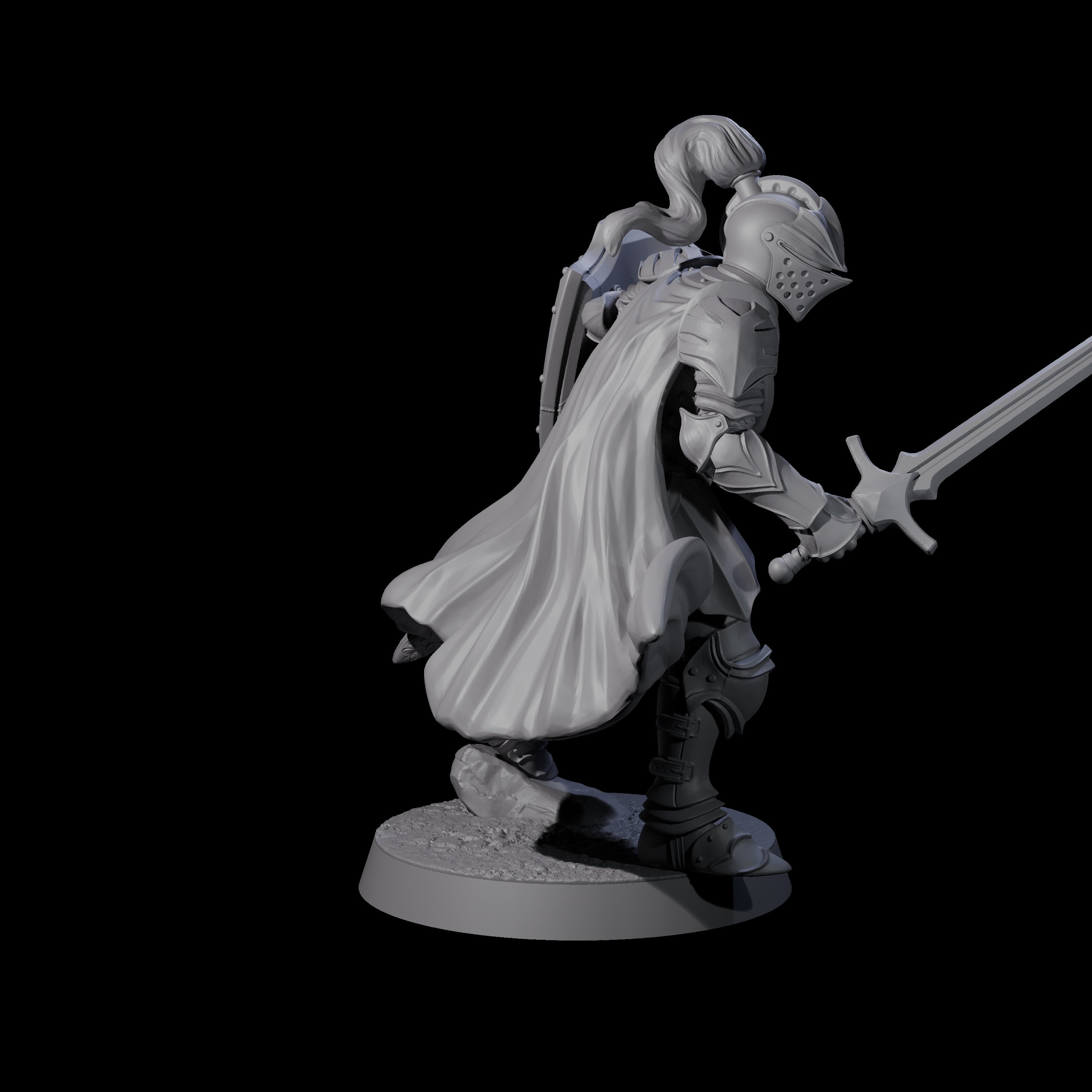 City Knight B Miniature for Dungeons and Dragons, Pathfinder or other TTRPGs