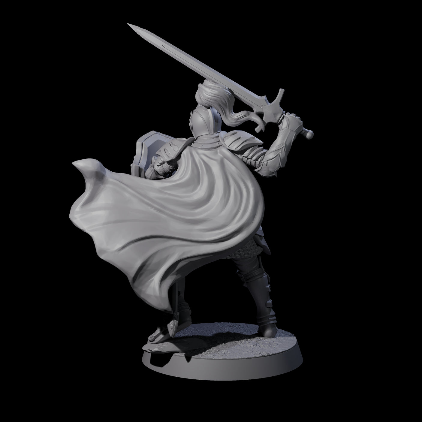 City Knight C Miniature for Dungeons and Dragons, Pathfinder or other TTRPGs