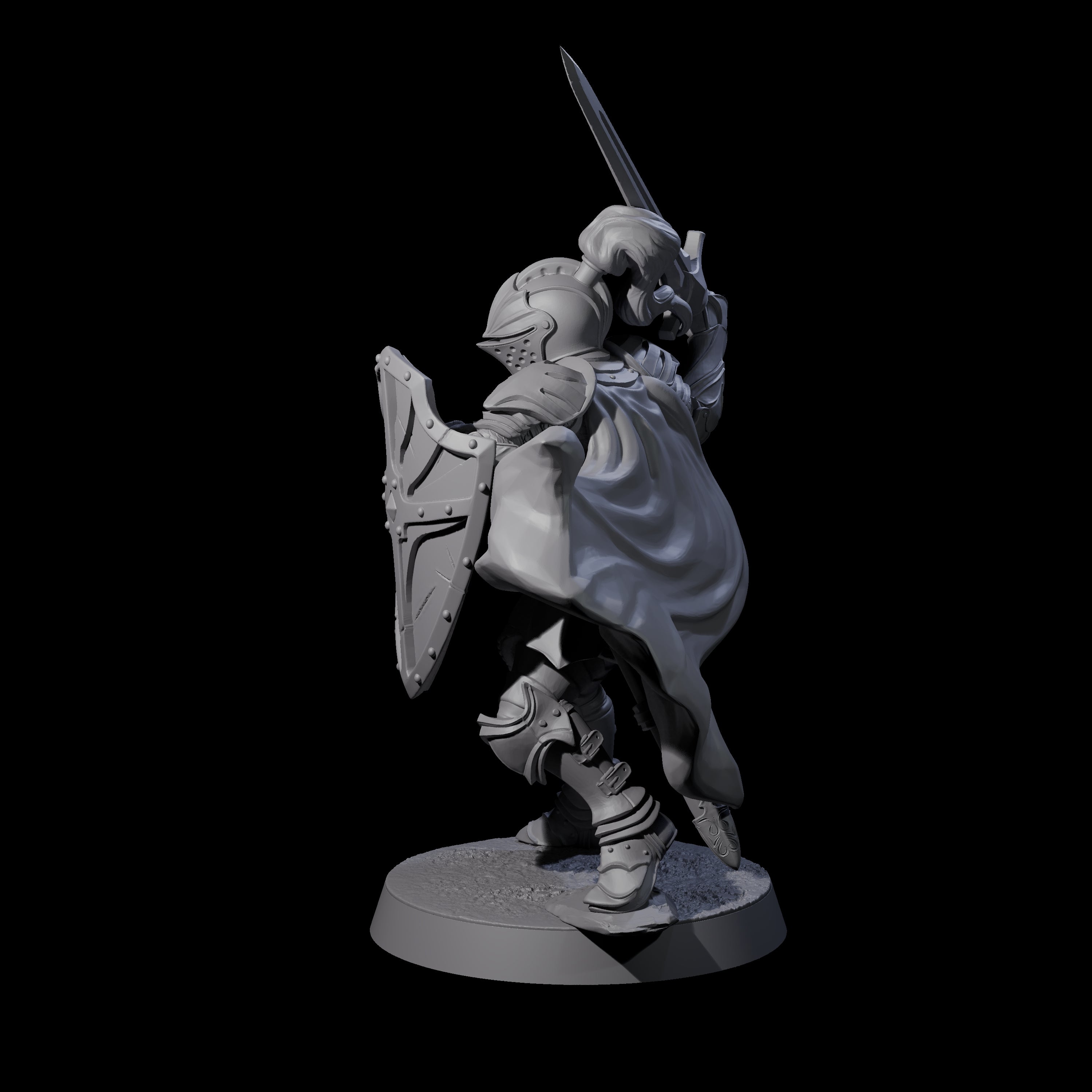 City Knight C Miniature for Dungeons and Dragons, Pathfinder or other TTRPGs