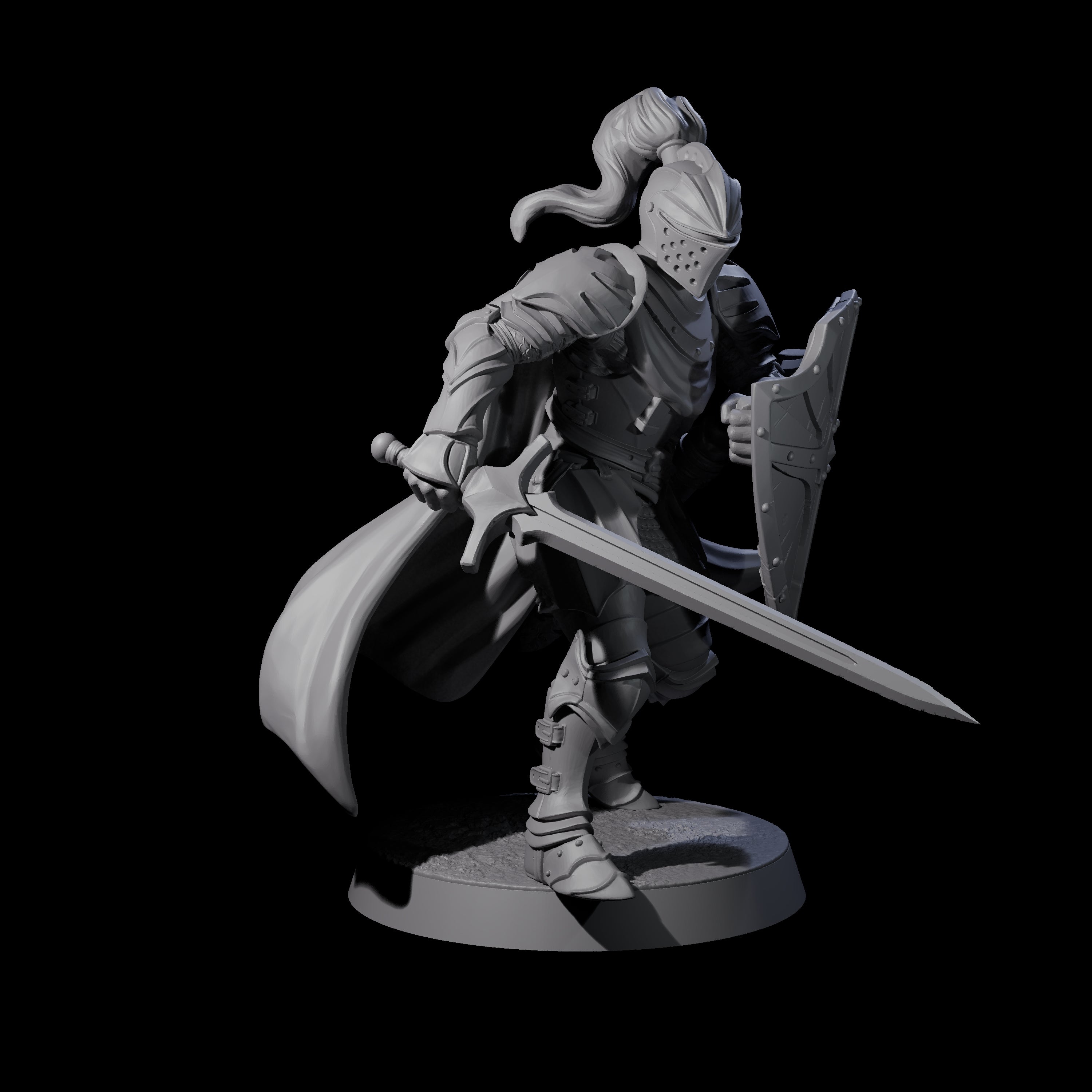 City Knight D Miniature for Dungeons and Dragons, Pathfinder or other TTRPGs