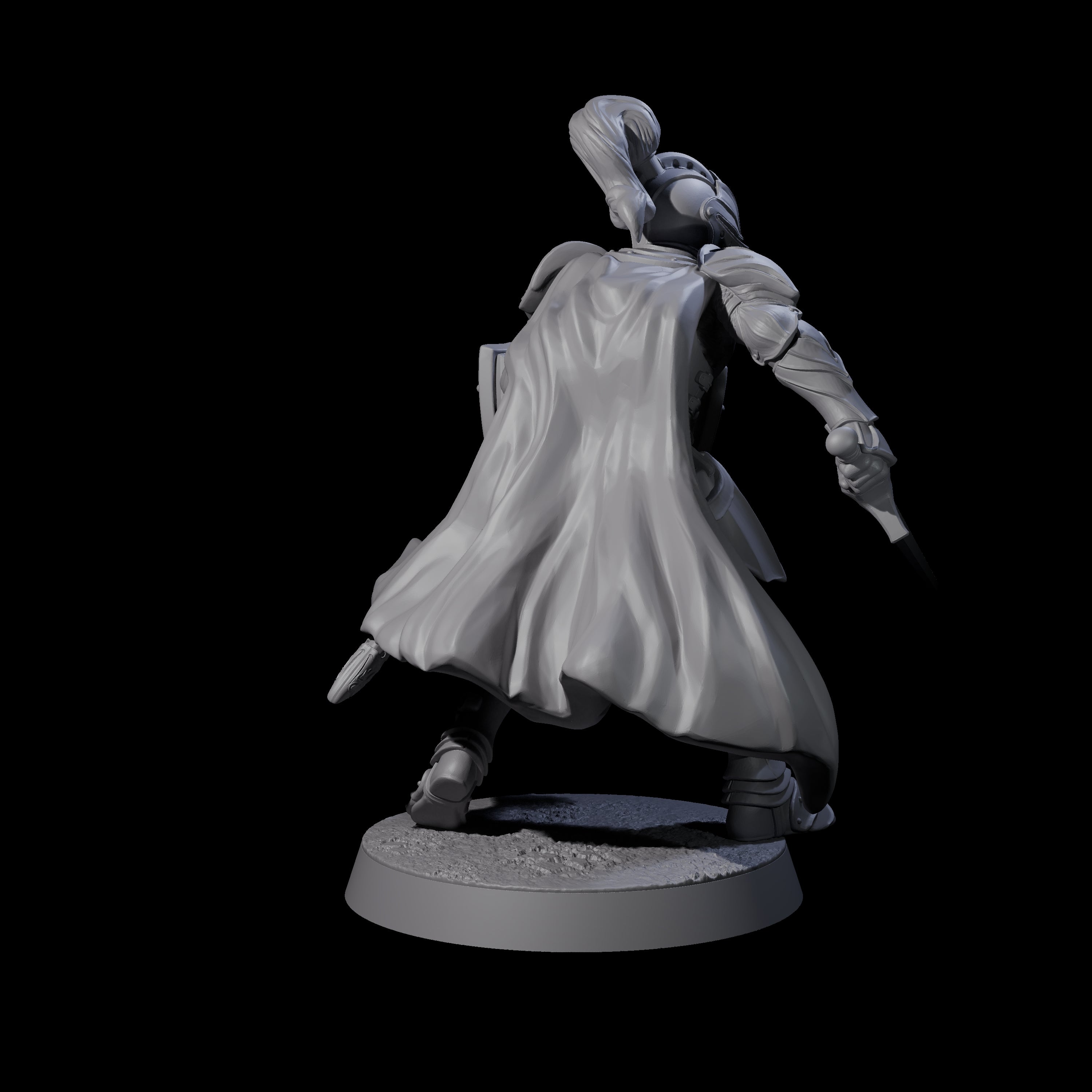 City Knight D Miniature for Dungeons and Dragons, Pathfinder or other TTRPGs