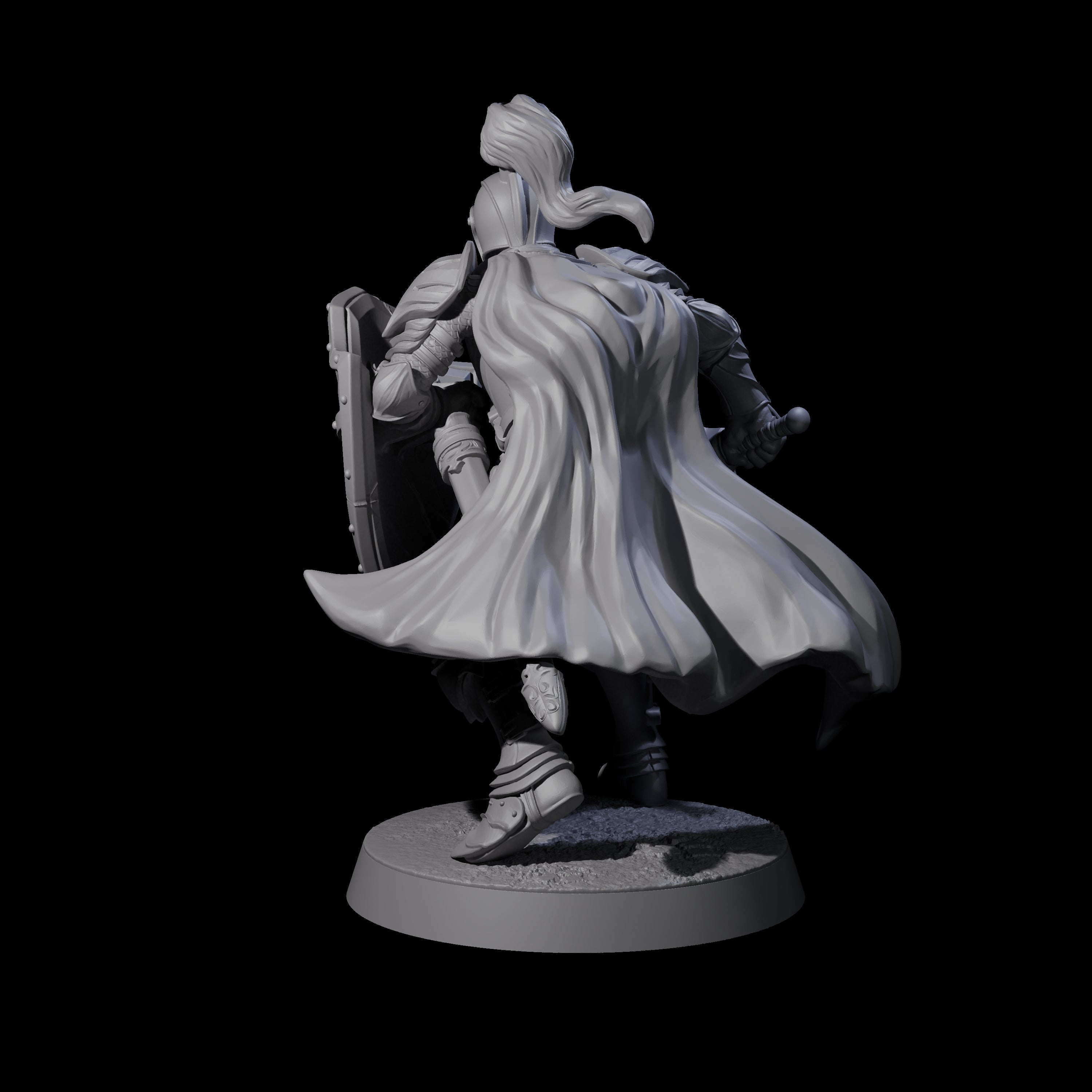 City Knight D Miniature for Dungeons and Dragons, Pathfinder or other TTRPGs