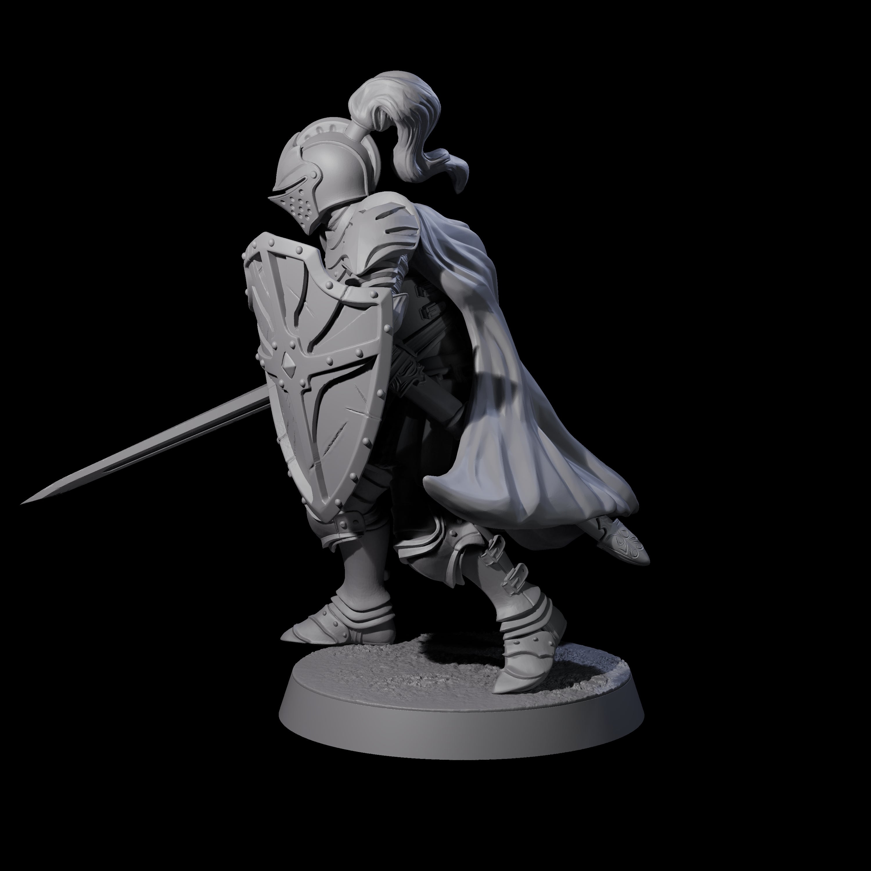 City Knight D Miniature for Dungeons and Dragons, Pathfinder or other TTRPGs
