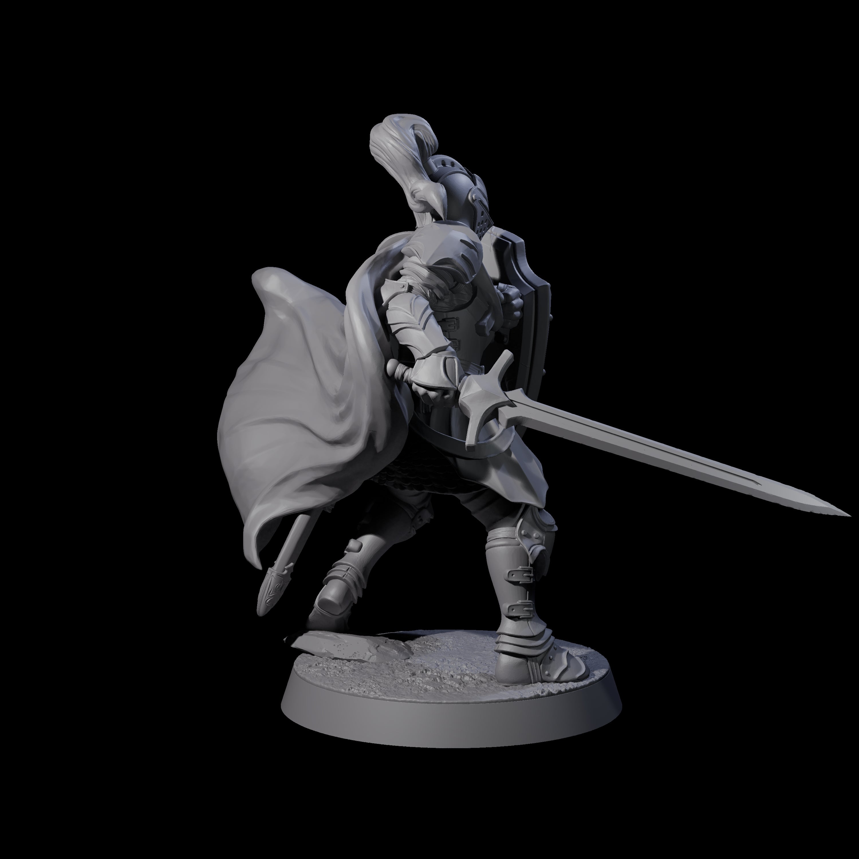 City Knight E Miniature for Dungeons and Dragons, Pathfinder or other TTRPGs