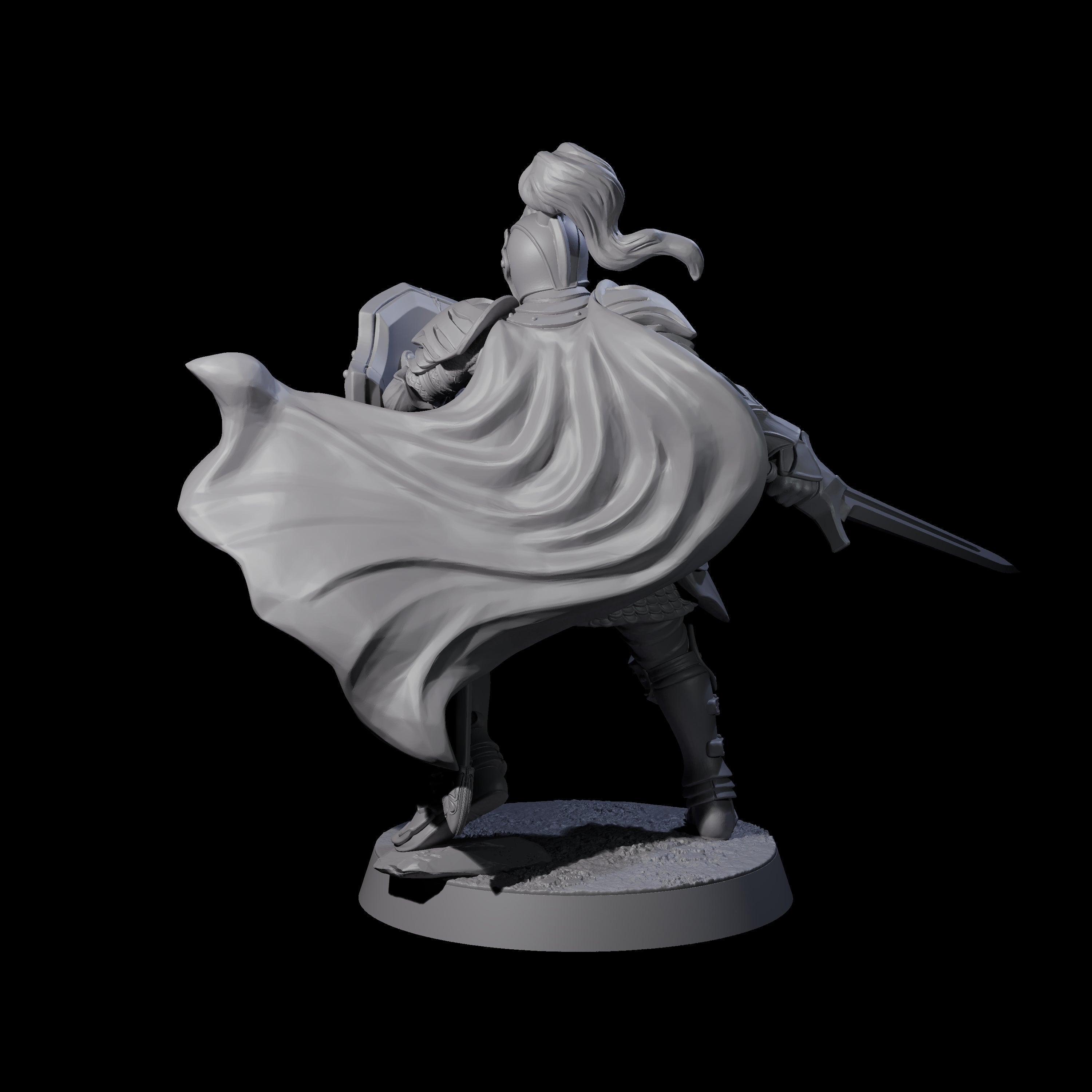 City Knight E Miniature for Dungeons and Dragons, Pathfinder or other TTRPGs