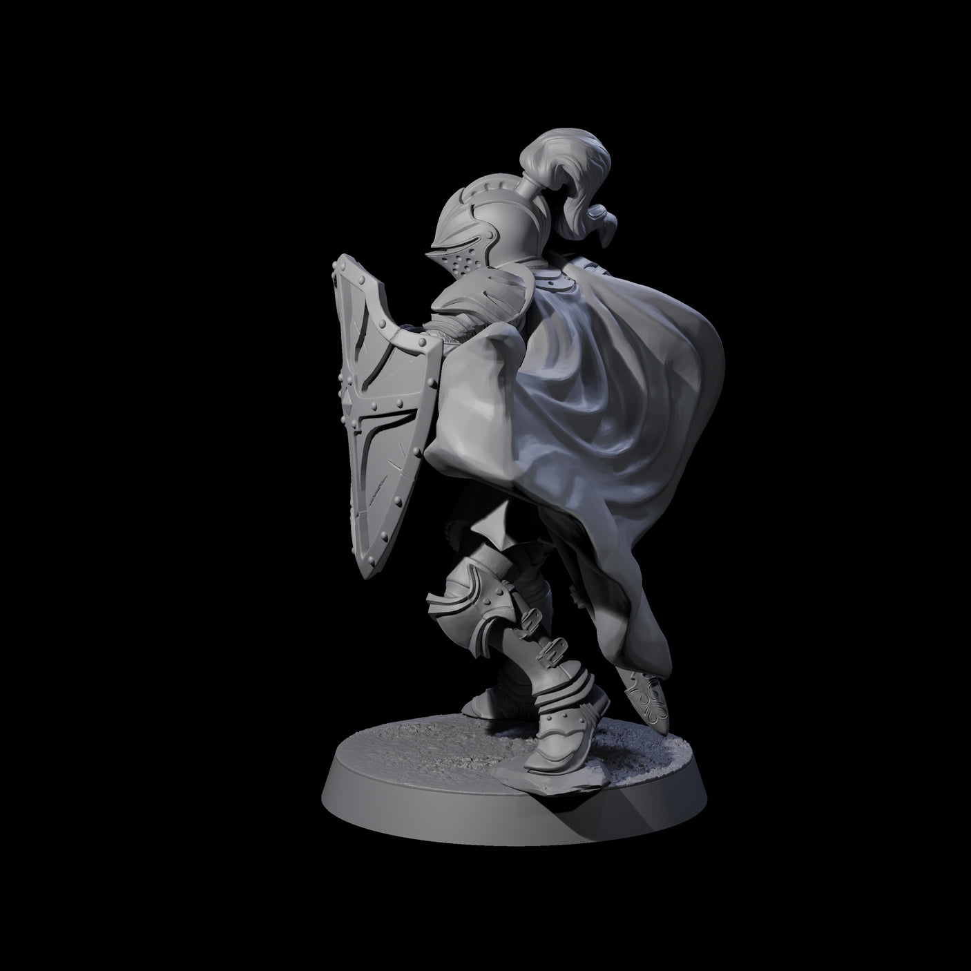 City Knight E Miniature for Dungeons and Dragons, Pathfinder or other TTRPGs
