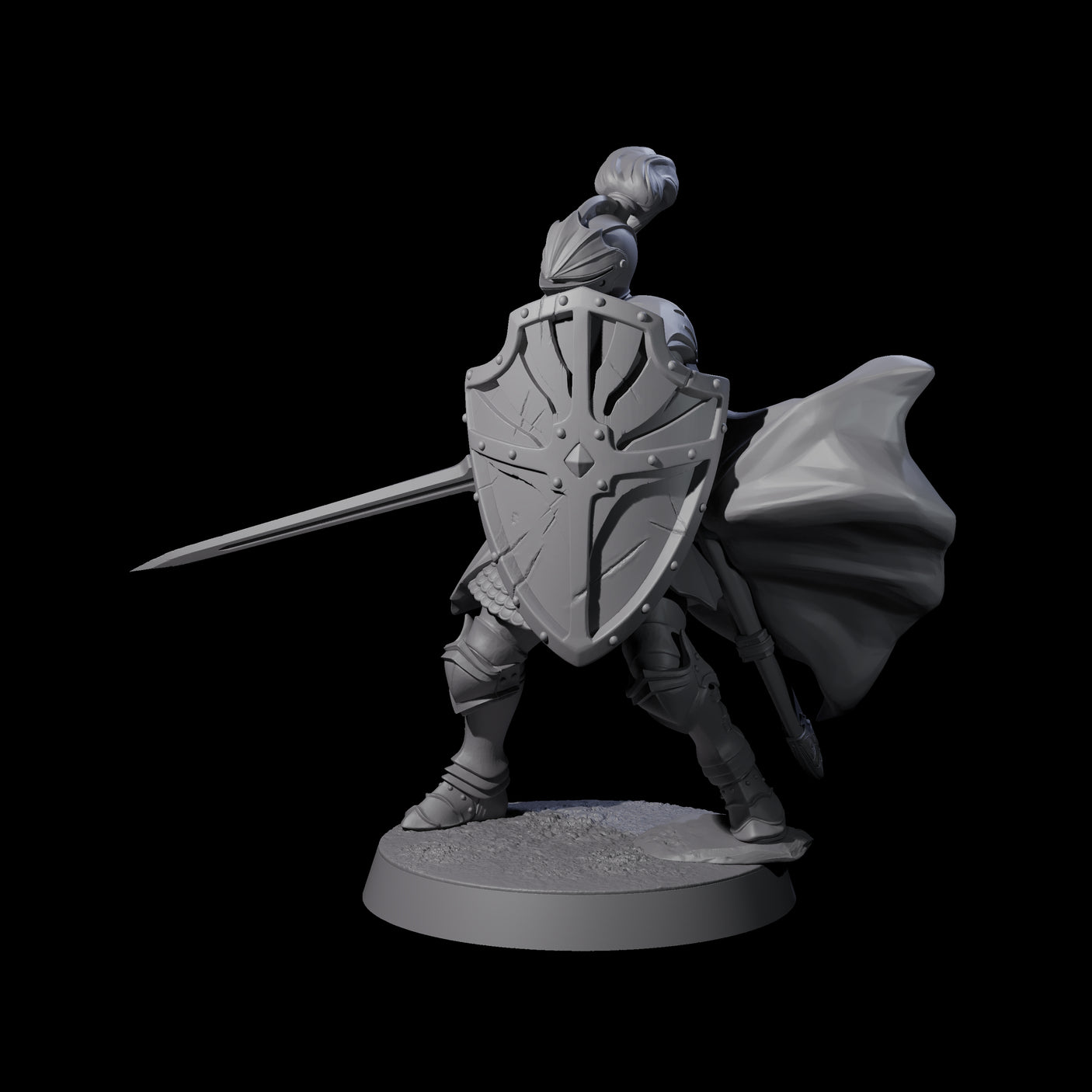 City Knight E Miniature for Dungeons and Dragons, Pathfinder or other TTRPGs