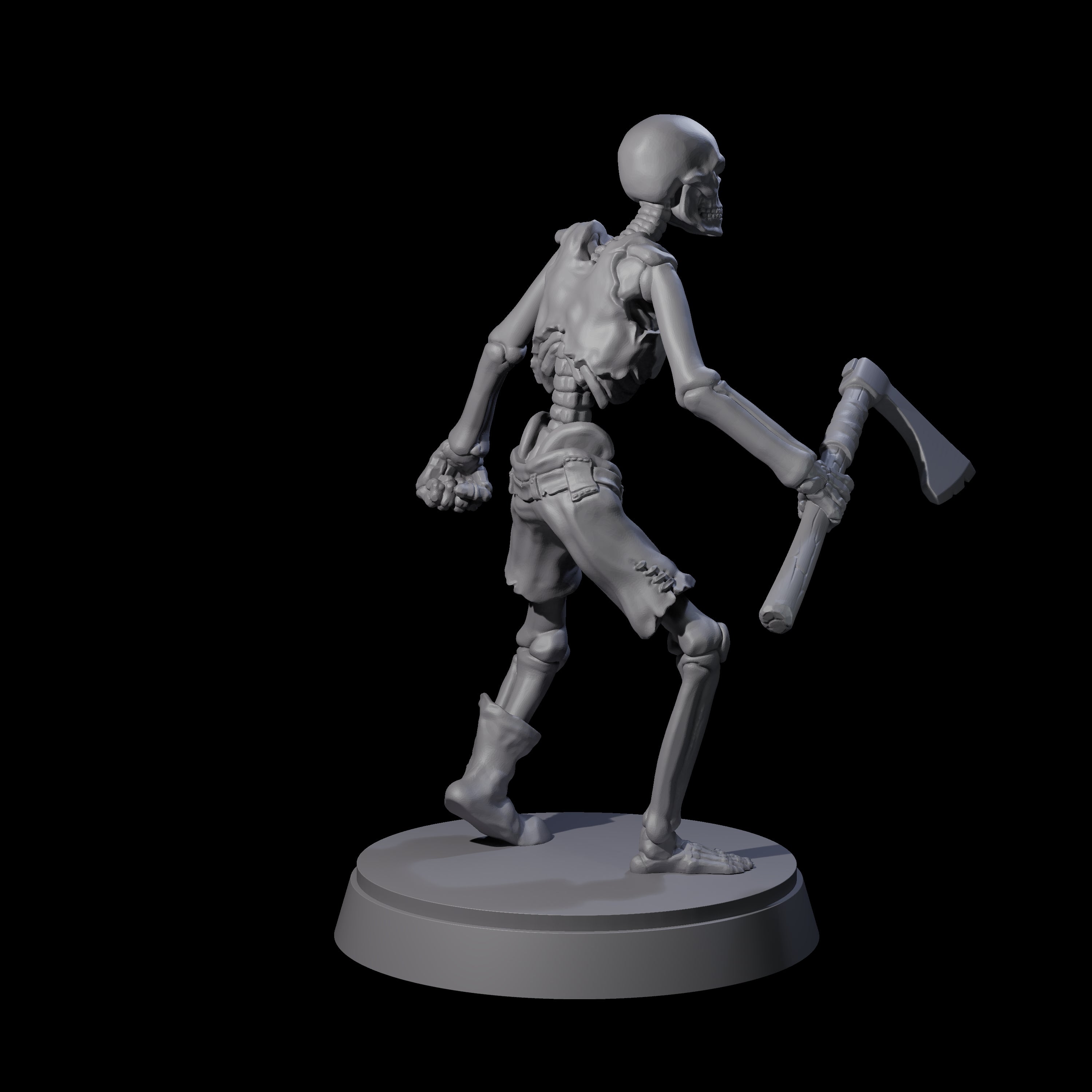 Civilian Skeleton B Miniature for Dungeons and Dragons, Pathfinder or other TTRPGs