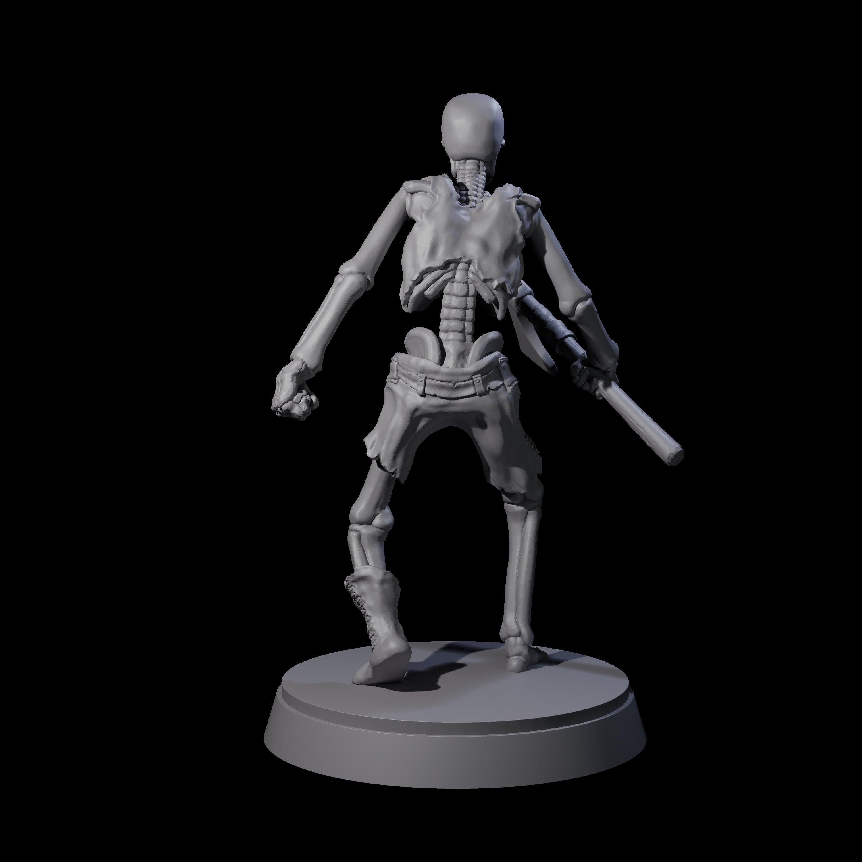 Civilian Skeleton B Miniature for Dungeons and Dragons, Pathfinder or other TTRPGs