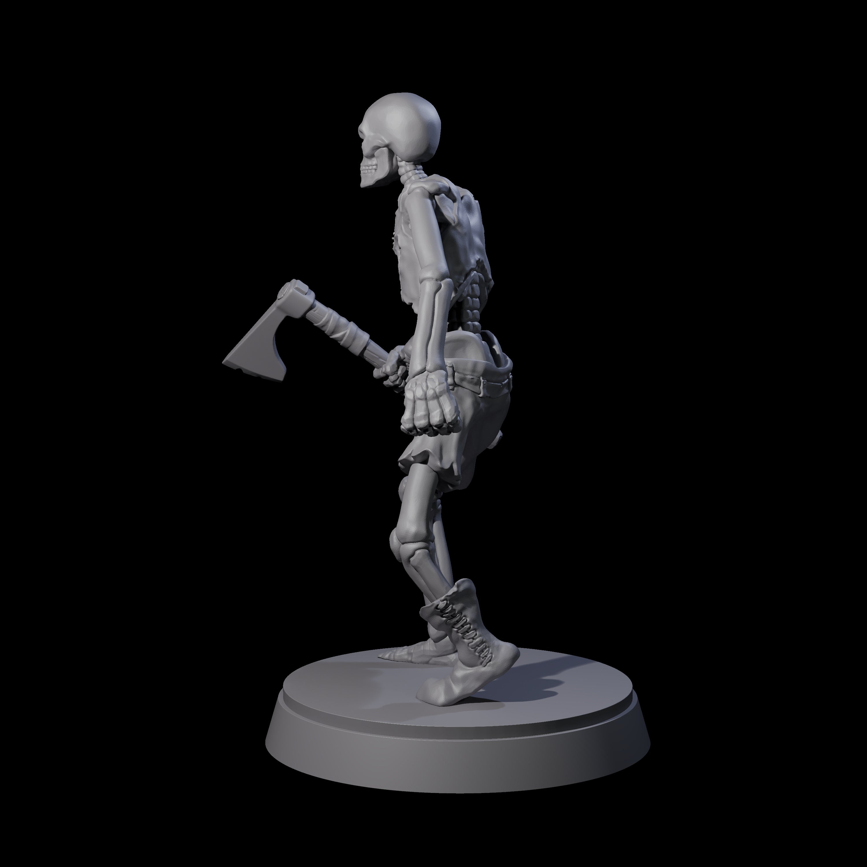Civilian Skeleton B Miniature for Dungeons and Dragons, Pathfinder or other TTRPGs