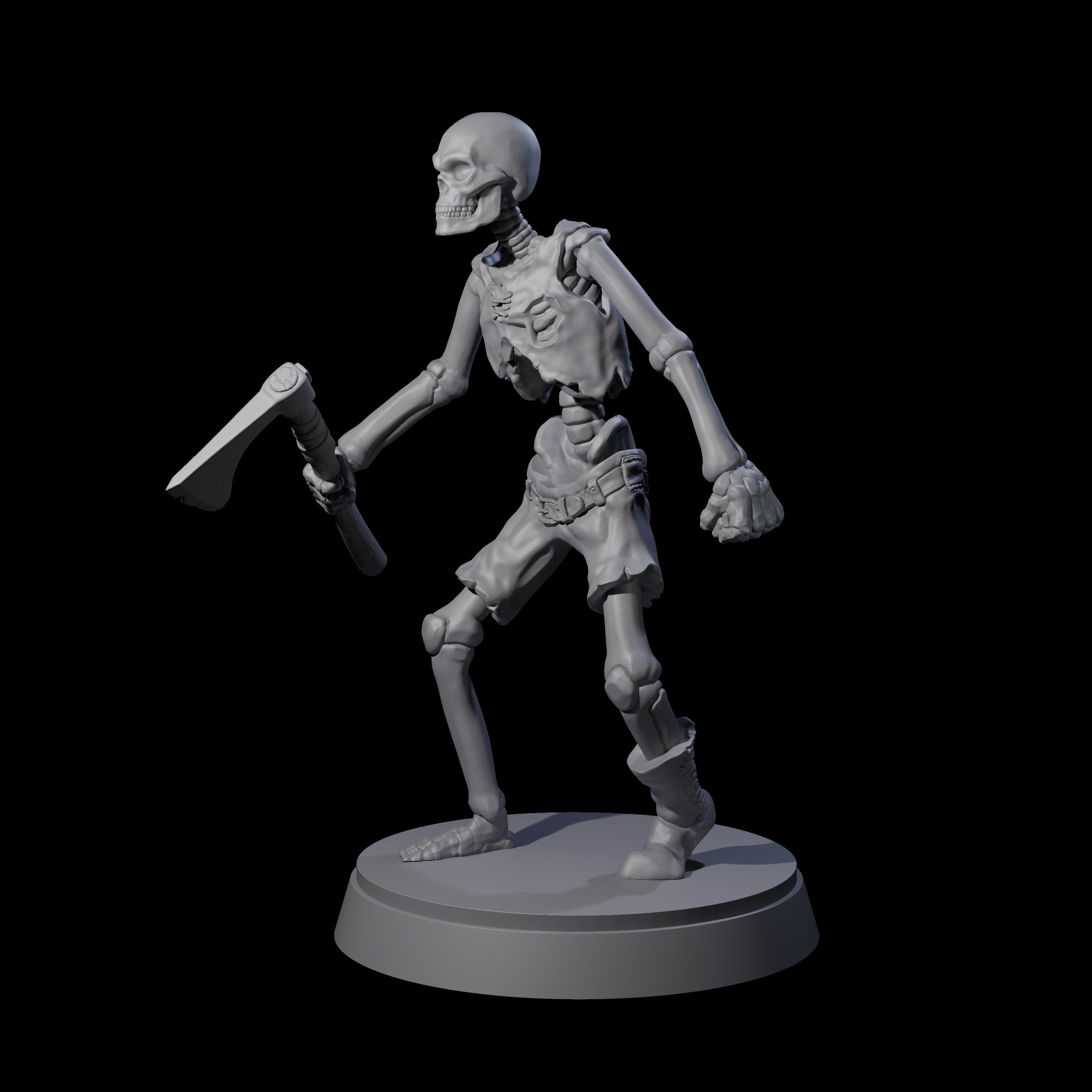 Civilian Skeleton B Miniature for Dungeons and Dragons, Pathfinder or other TTRPGs