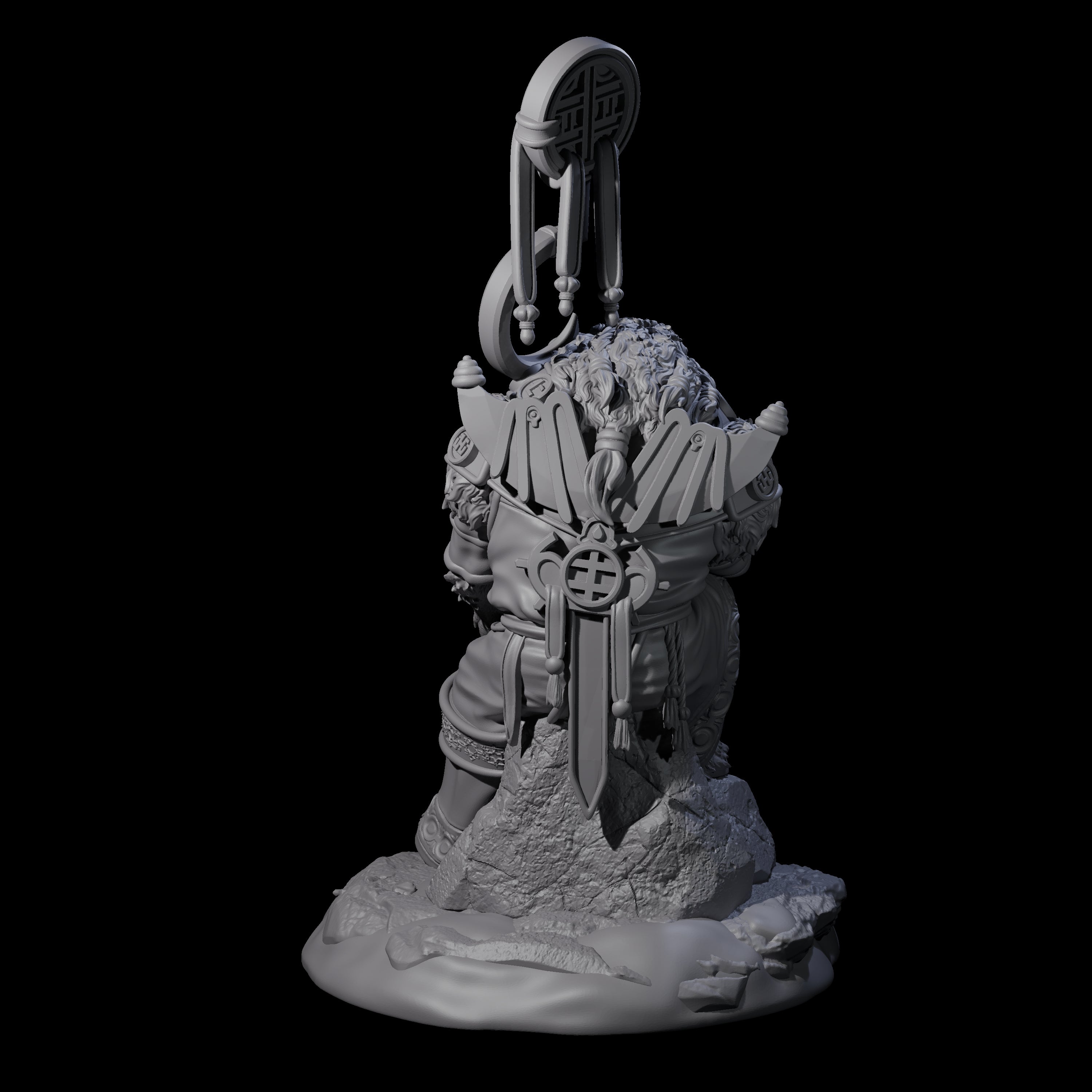 Civilised Yakfolk A Miniature for Dungeons and Dragons, Pathfinder or other TTRPGs