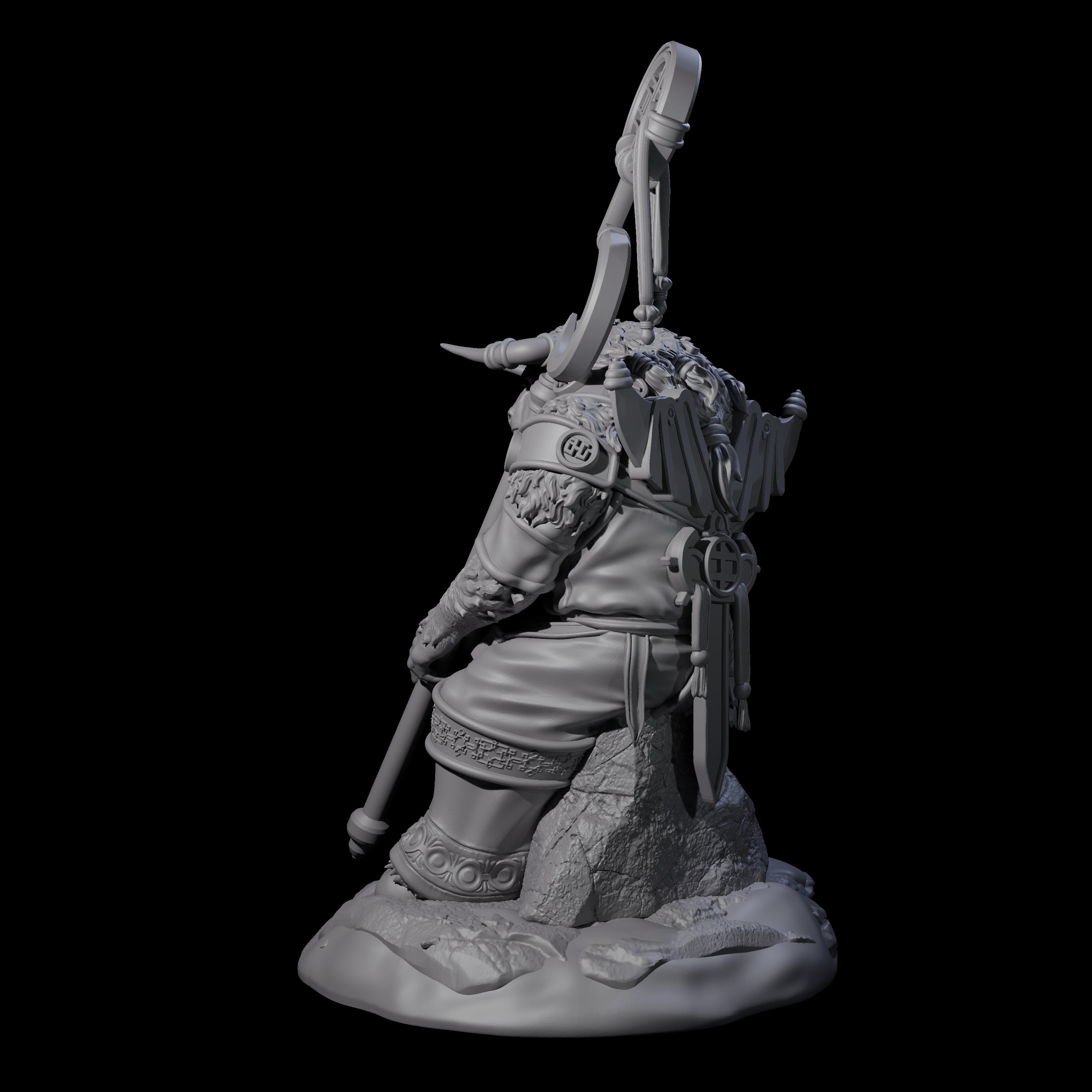 Civilised Yakfolk A Miniature for Dungeons and Dragons, Pathfinder or other TTRPGs