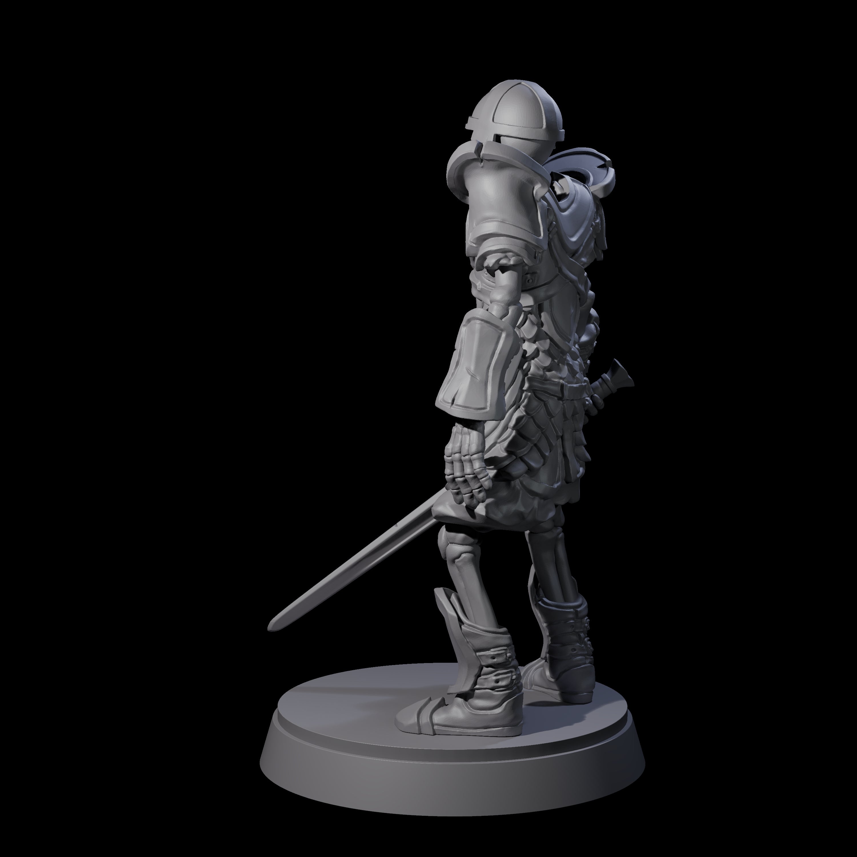 Clanking Armoured Skeleton A Miniature for Dungeons and Dragons, Pathfinder or other TTRPGs
