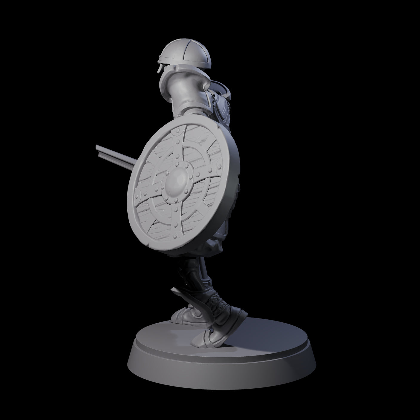 Clanking Armoured Skeleton B Miniature for Dungeons and Dragons, Pathfinder or other TTRPGs