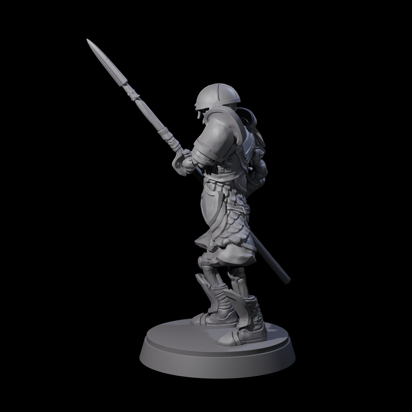 Clanking Armoured Skeleton C Miniature for Dungeons and Dragons, Pathfinder or other TTRPGs