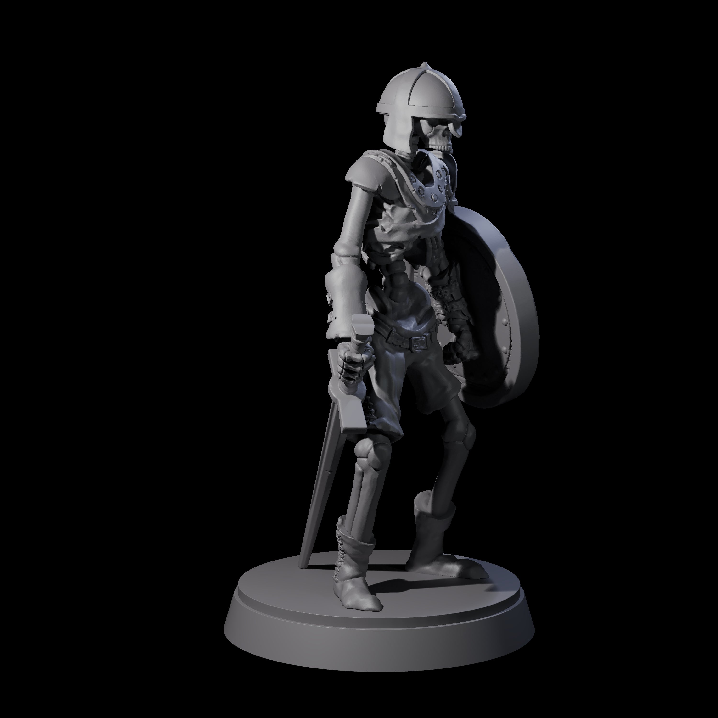 Clanking Armoured Skeleton D Miniature for Dungeons and Dragons, Pathfinder or other TTRPGs