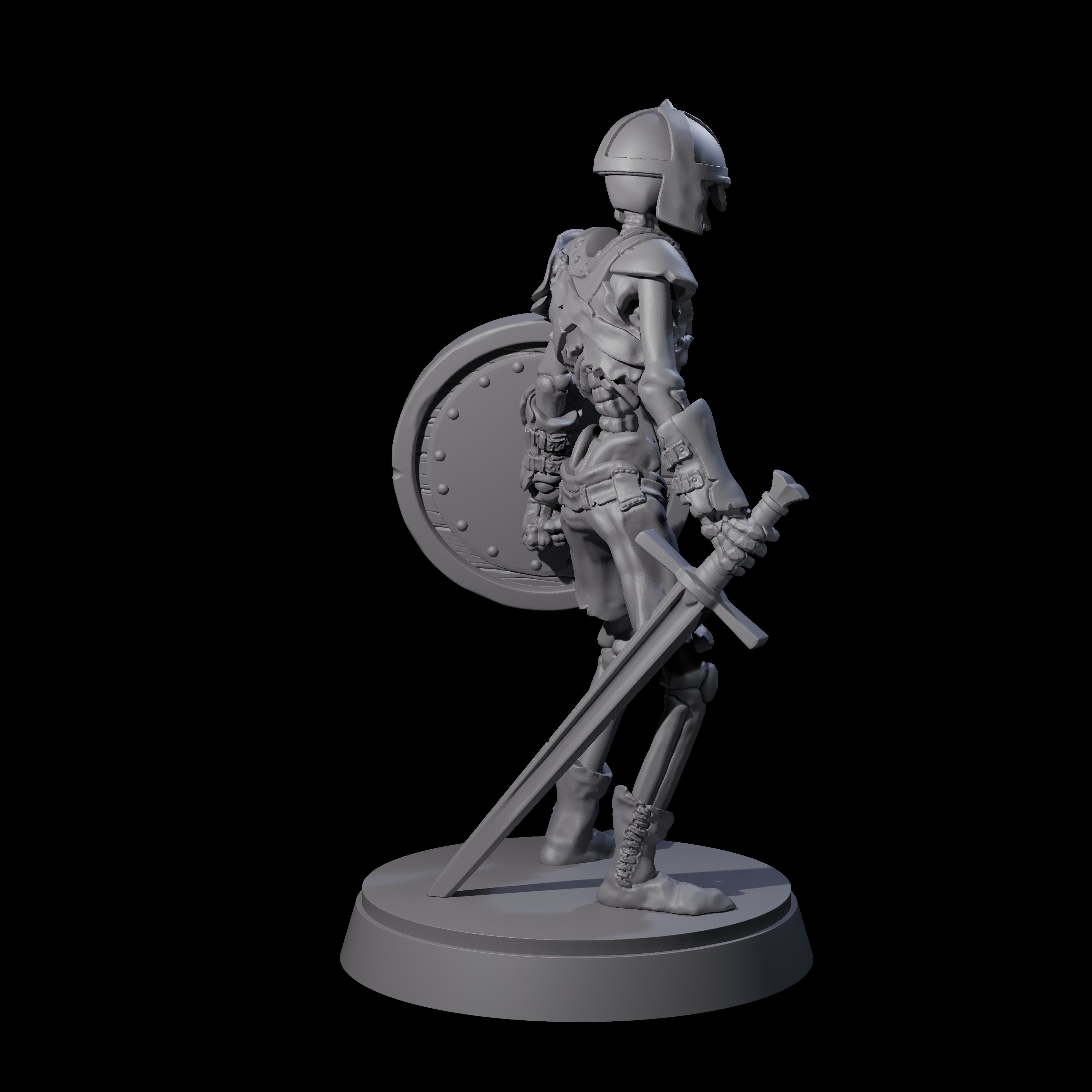 Clanking Armoured Skeleton D Miniature for Dungeons and Dragons, Pathfinder or other TTRPGs