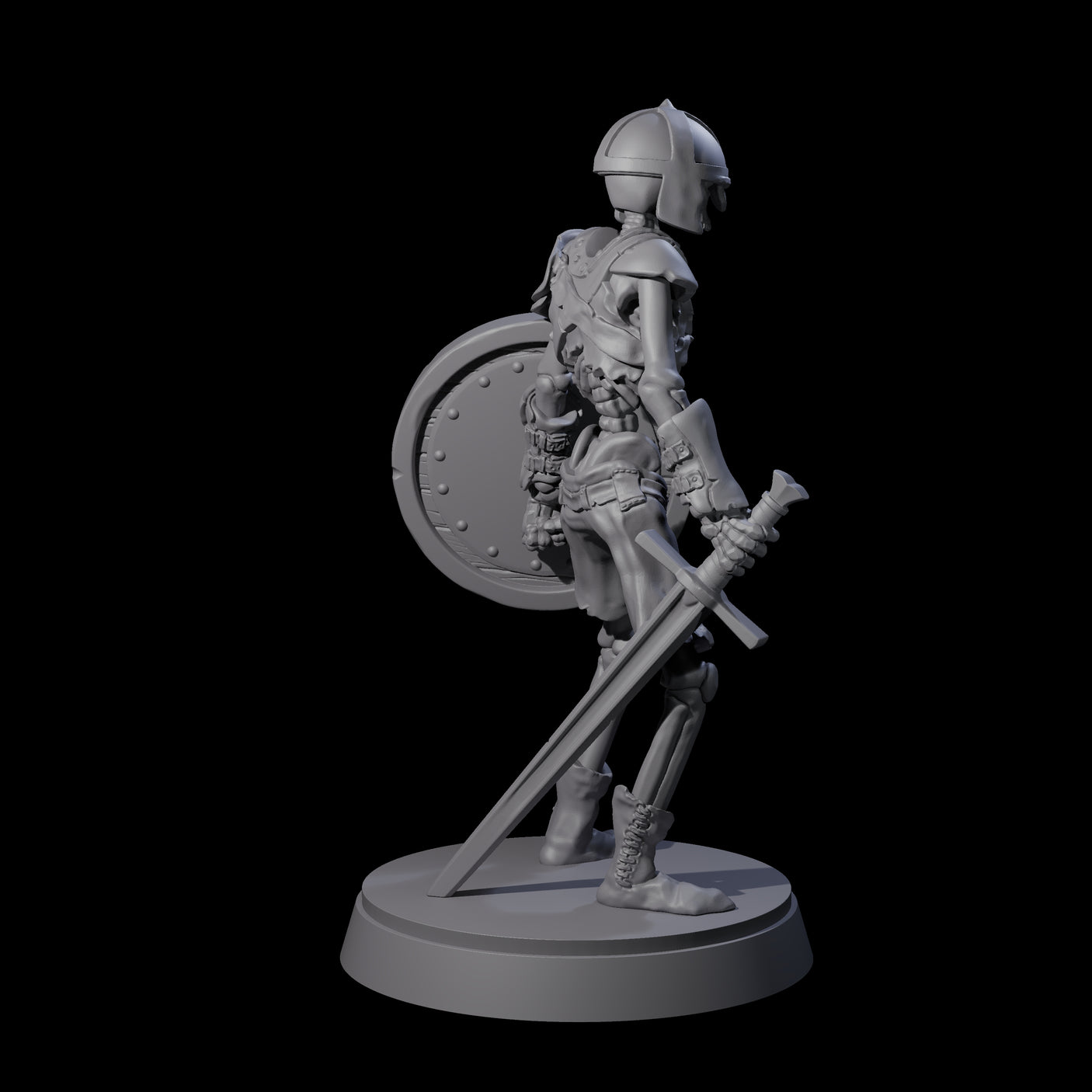 Clanking Armoured Skeleton D Miniature for Dungeons and Dragons, Pathfinder or other TTRPGs
