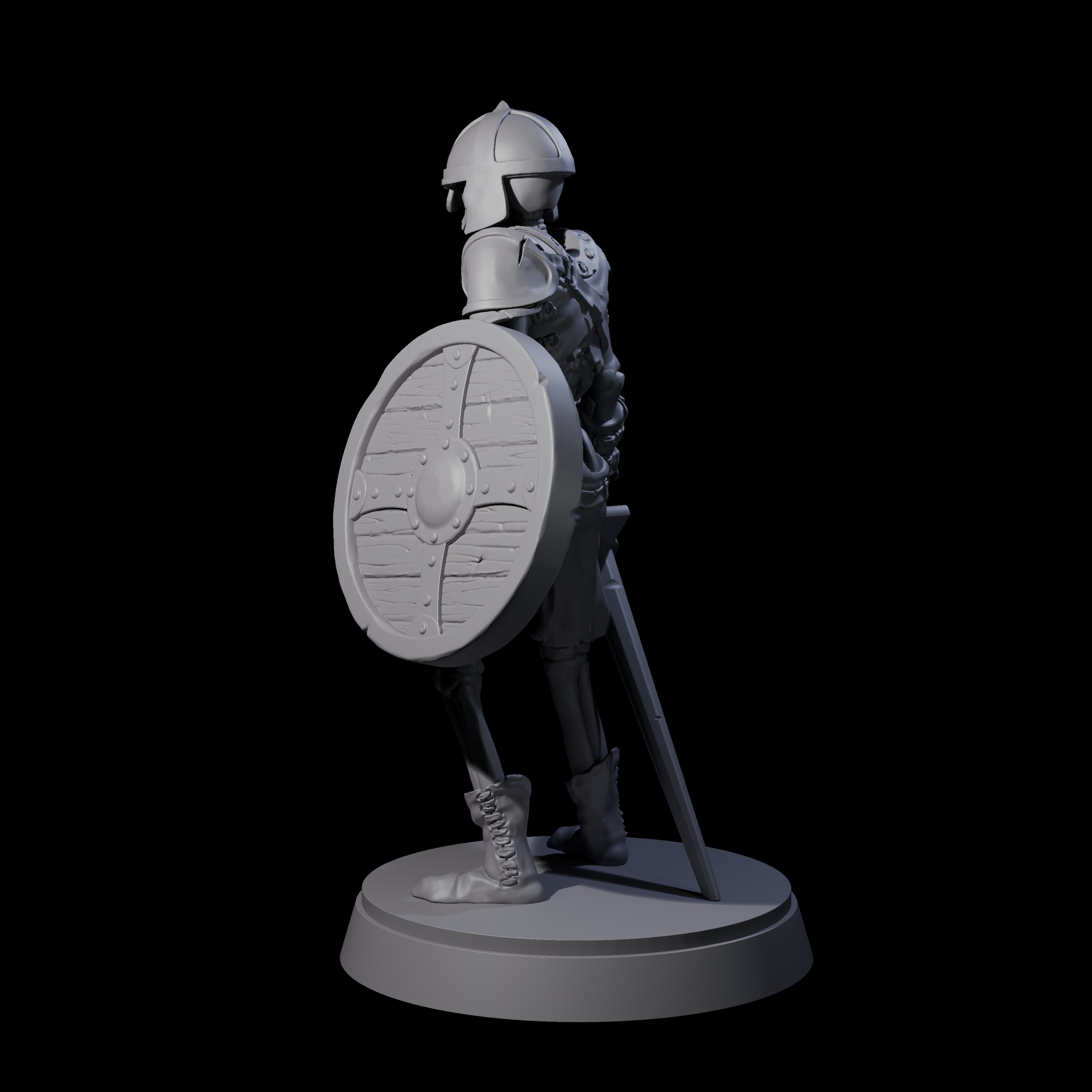 Clanking Armoured Skeleton D Miniature for Dungeons and Dragons, Pathfinder or other TTRPGs