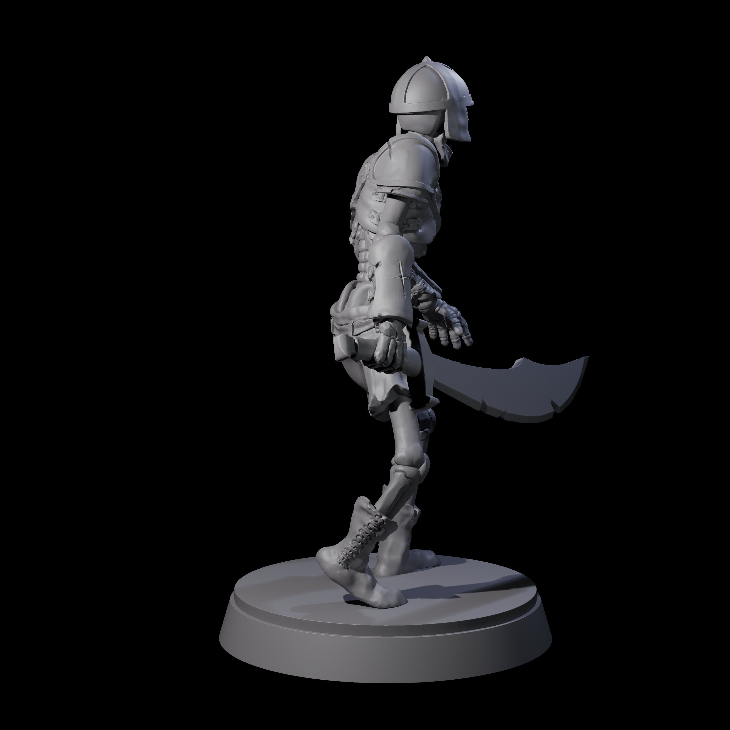 Clanking Armoured Skeleton E Miniature for Dungeons and Dragons, Pathfinder or other TTRPGs