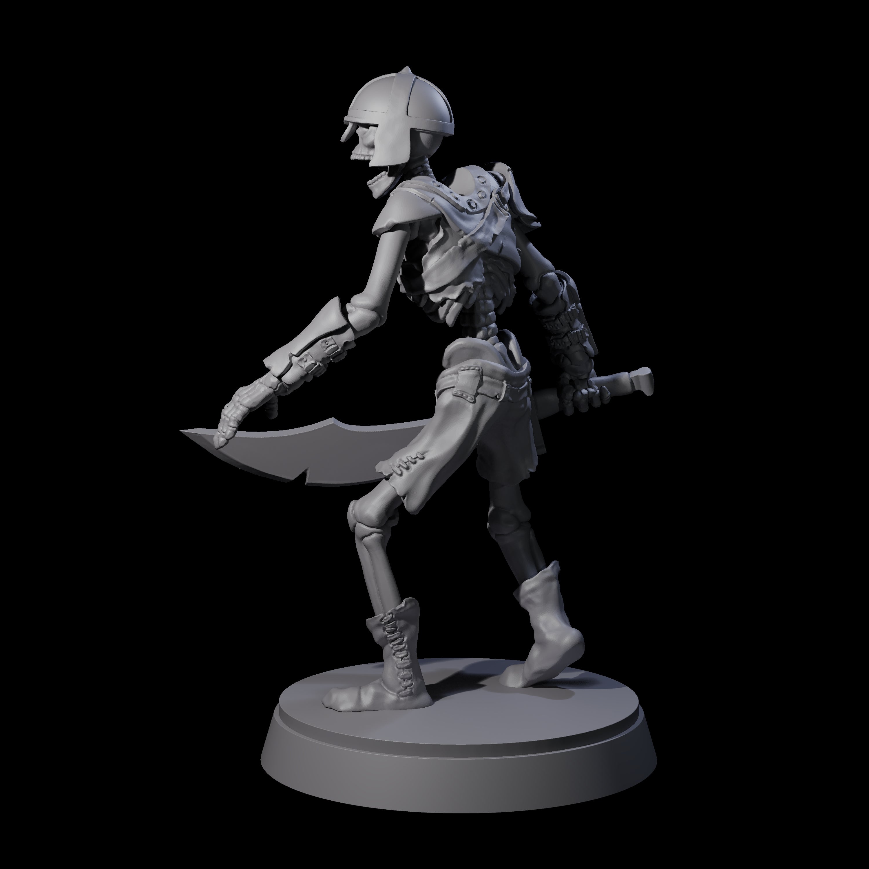 Clanking Armoured Skeleton E Miniature for Dungeons and Dragons, Pathfinder or other TTRPGs