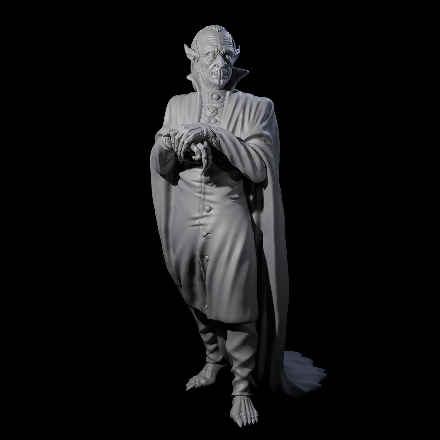Classic Elder Vampire Miniature for Dungeons and Dragons, Pathfinder or other TTRPGs