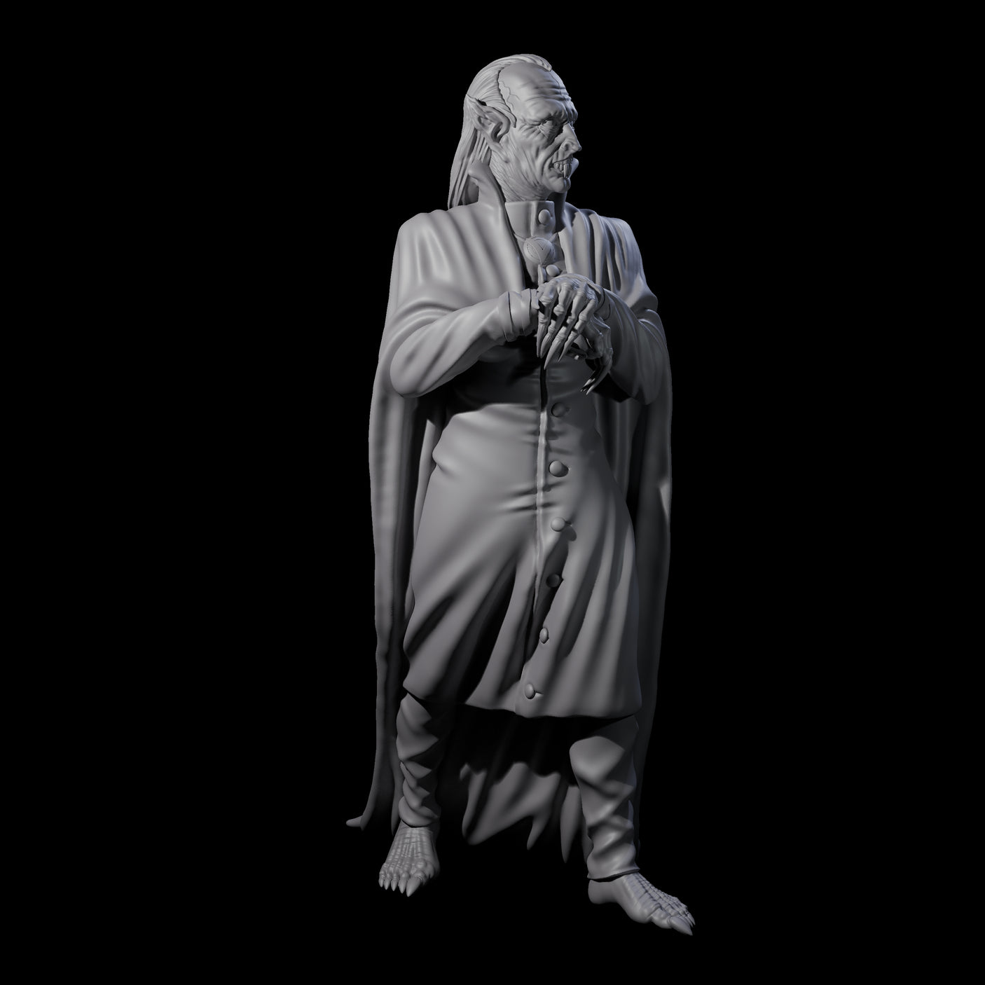 Classic Elder Vampire Miniature for Dungeons and Dragons, Pathfinder or other TTRPGs