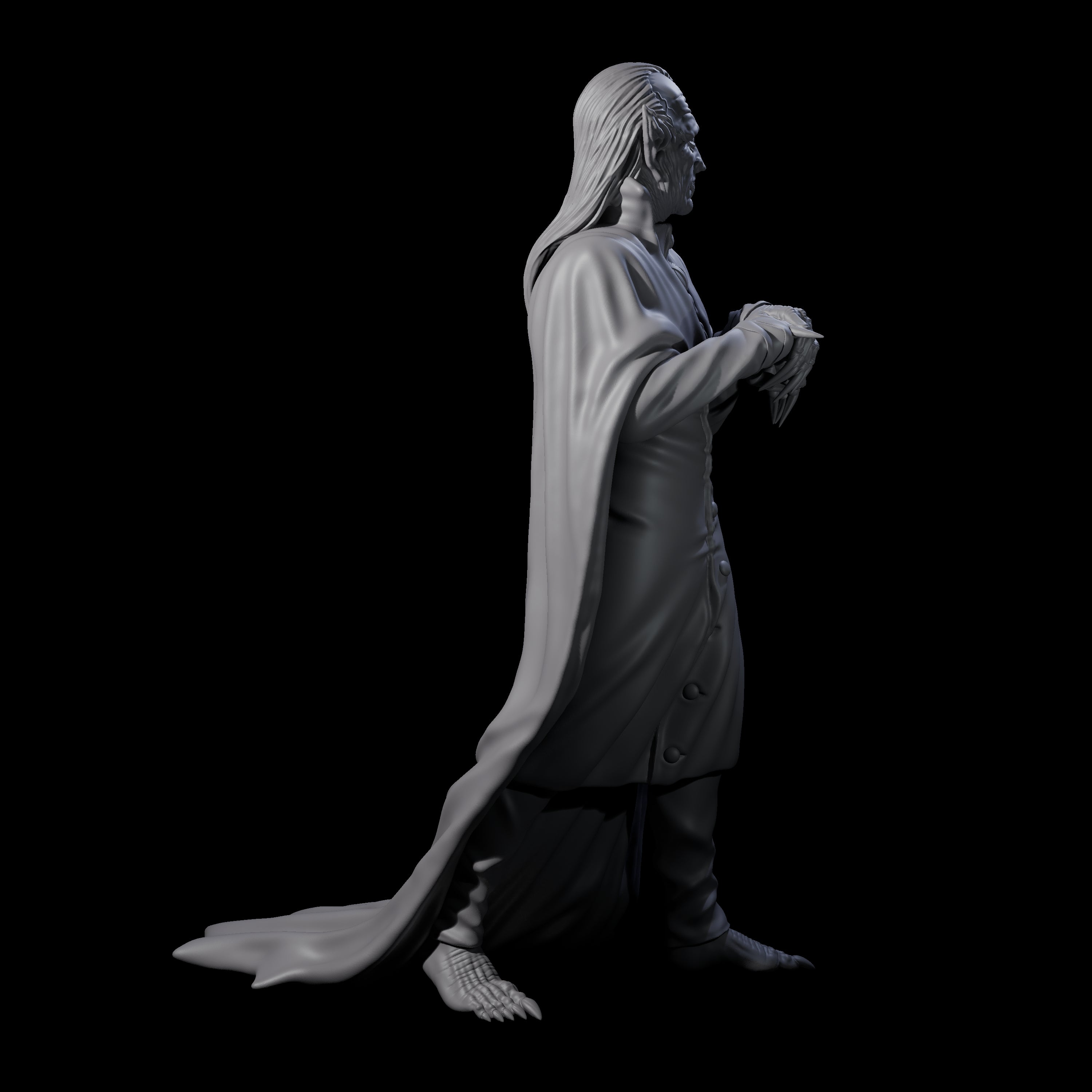 Classic Elder Vampire Miniature for Dungeons and Dragons, Pathfinder or other TTRPGs
