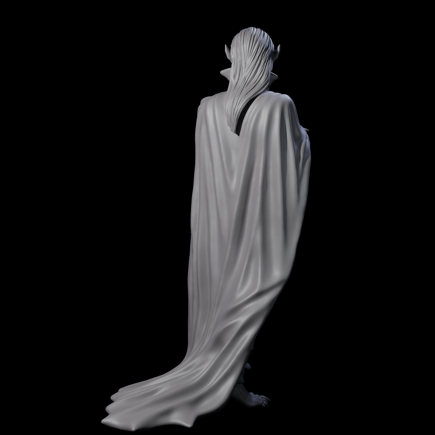 Classic Elder Vampire Miniature for Dungeons and Dragons, Pathfinder or other TTRPGs