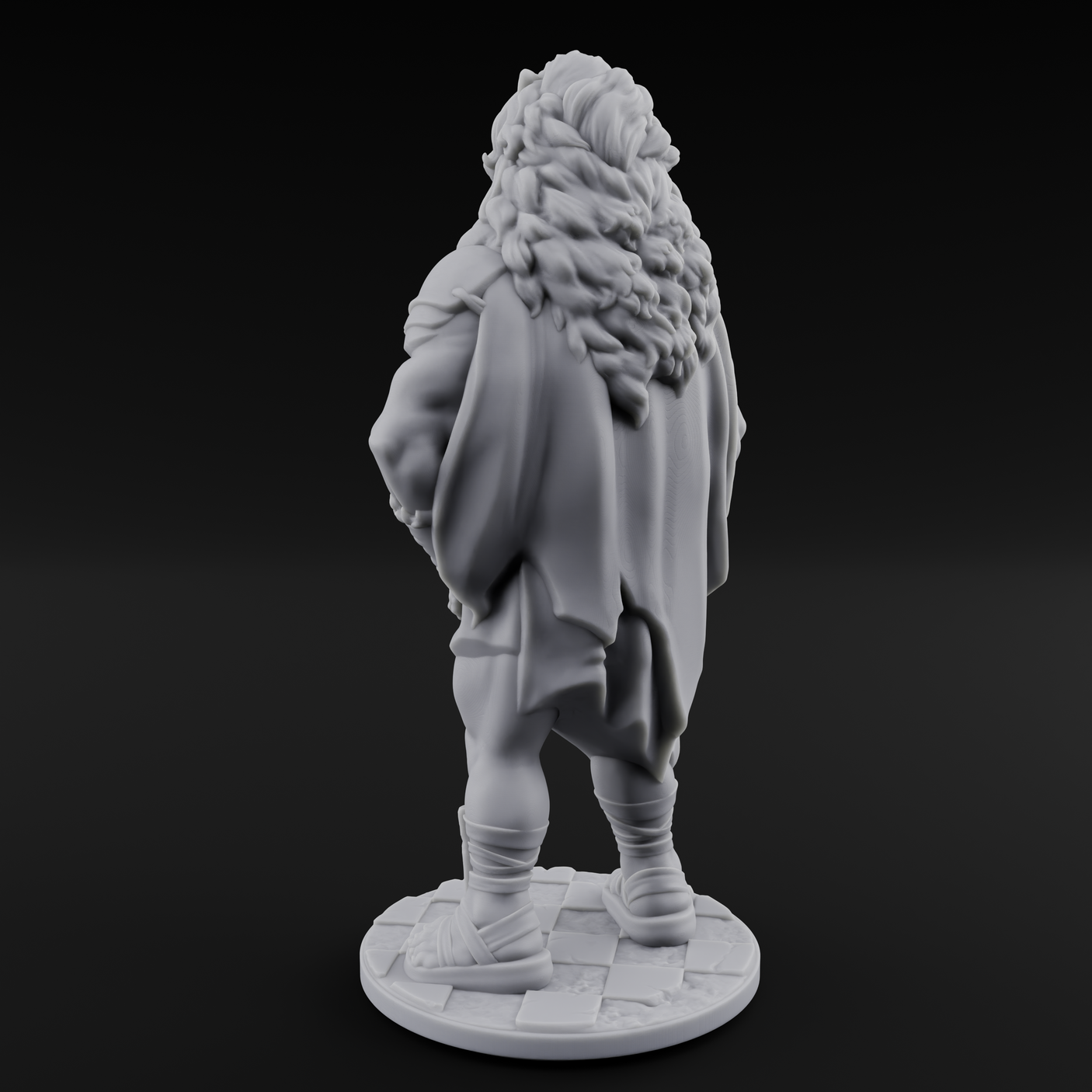 Classic Hercules Miniature for Dungeons and Dragons, Pathfinder or other TTRPGs