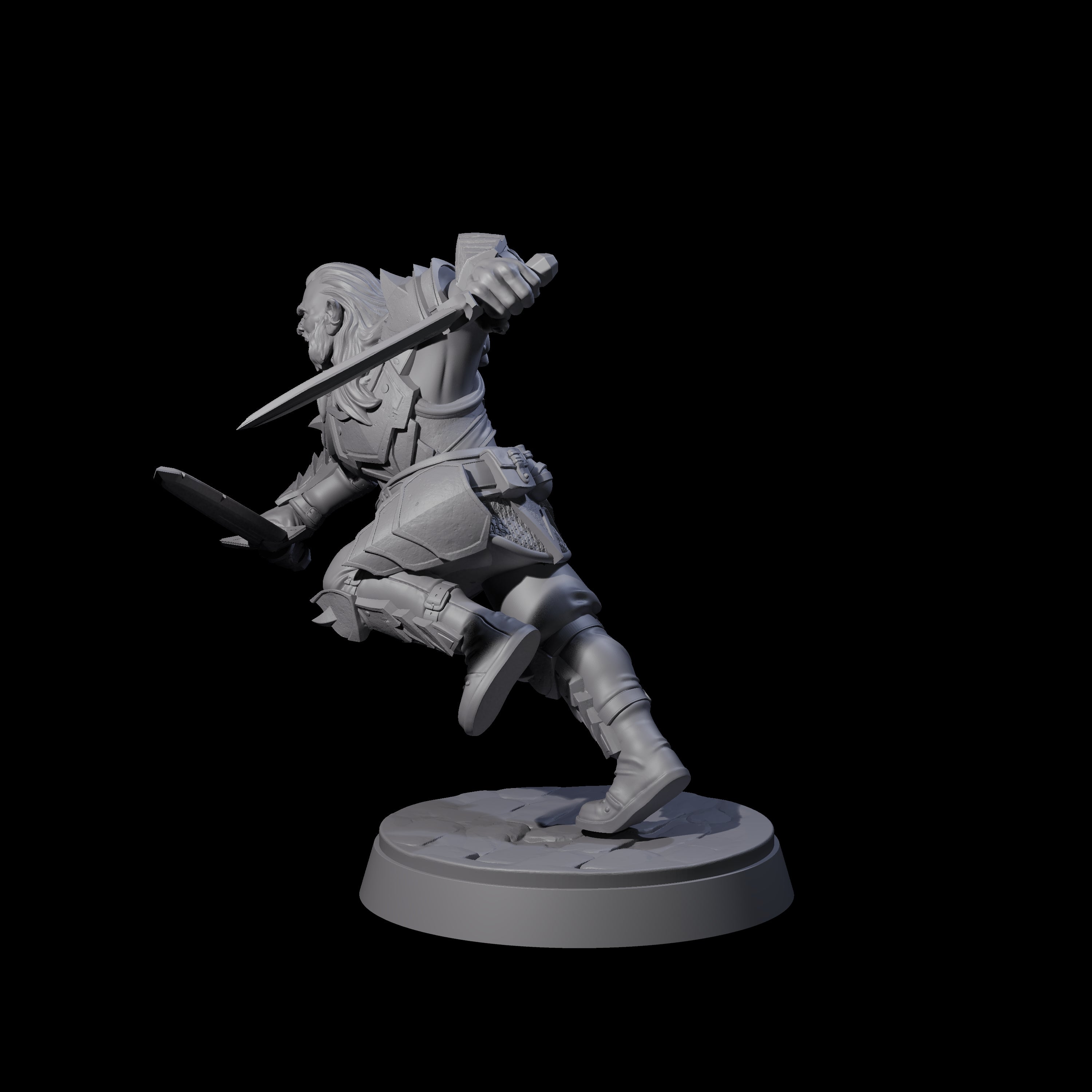 Classic Hobgoblin Raider B Miniature for Dungeons and Dragons, Pathfinder or other TTRPGs