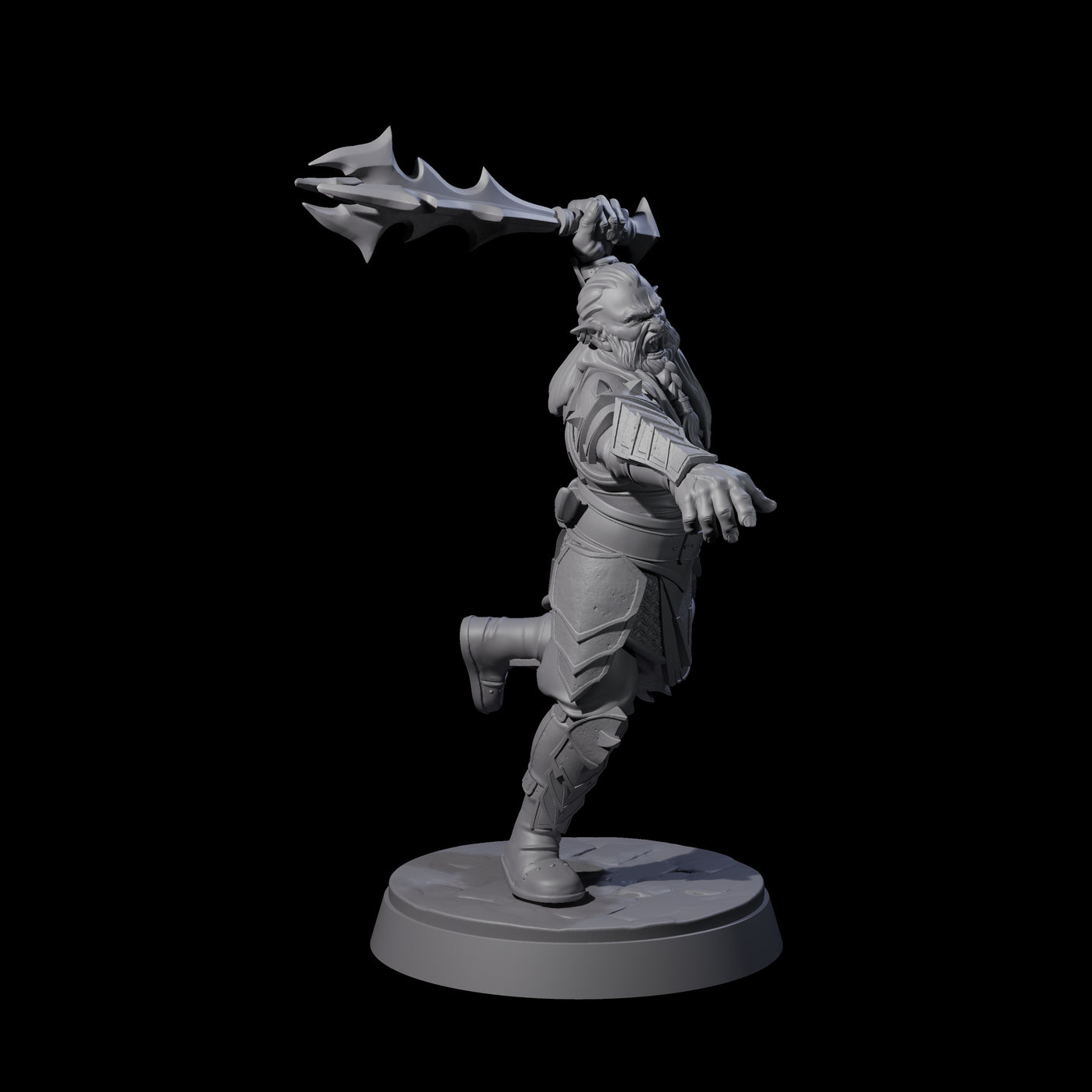 Classic Hobgoblin Raider C Miniature for Dungeons and Dragons, Pathfinder or other TTRPGs