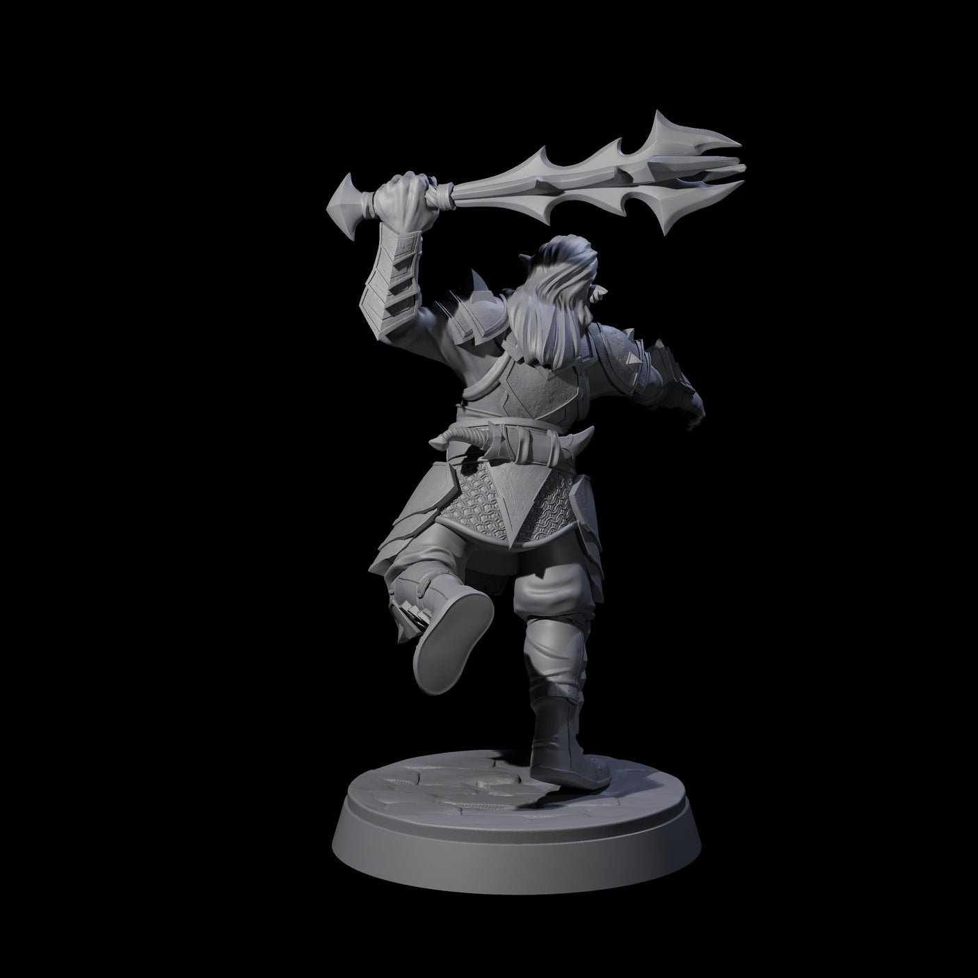 Classic Hobgoblin Raider C Miniature for Dungeons and Dragons, Pathfinder or other TTRPGs