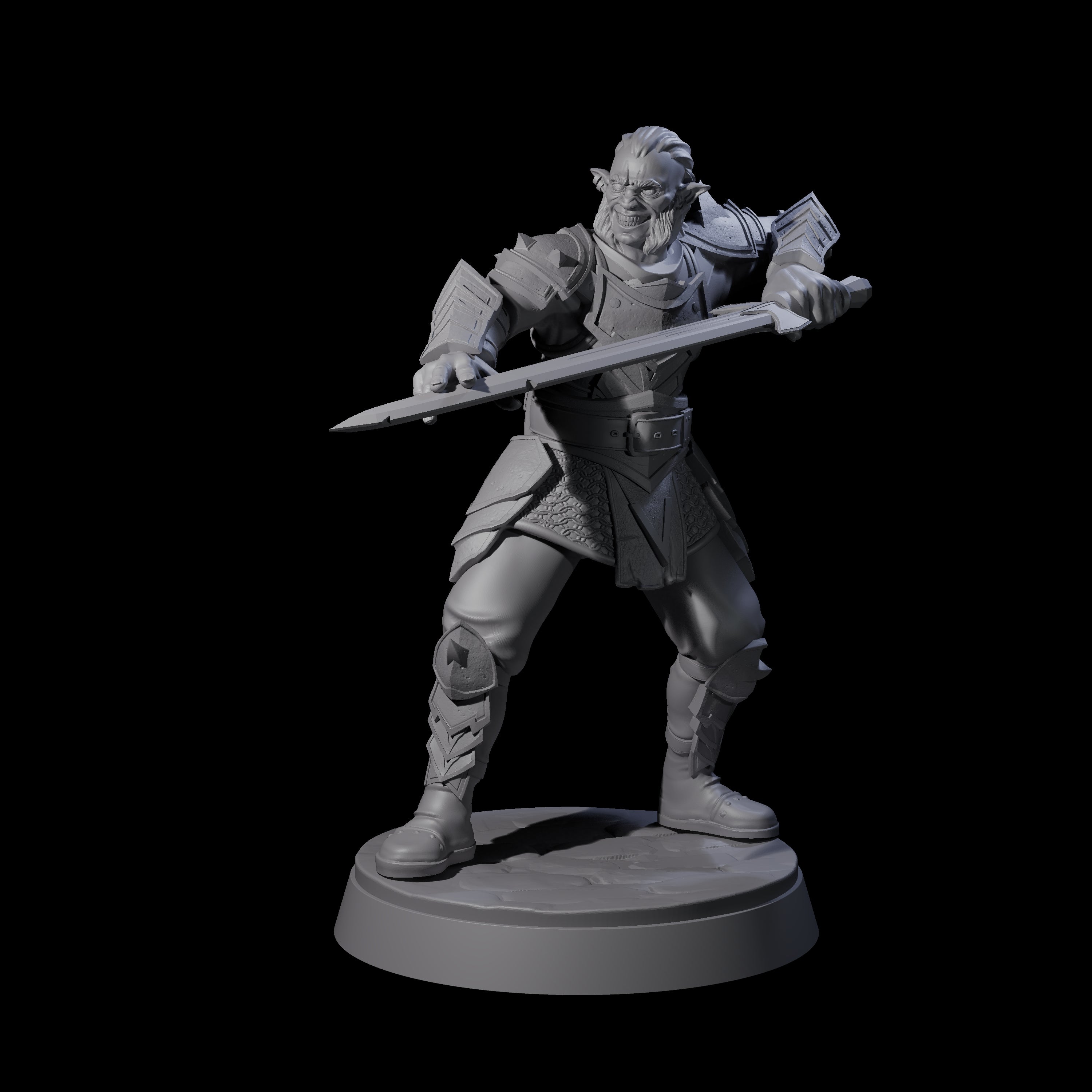 Classic Hobgoblin Raider D Miniature for Dungeons and Dragons, Pathfinder or other TTRPGs