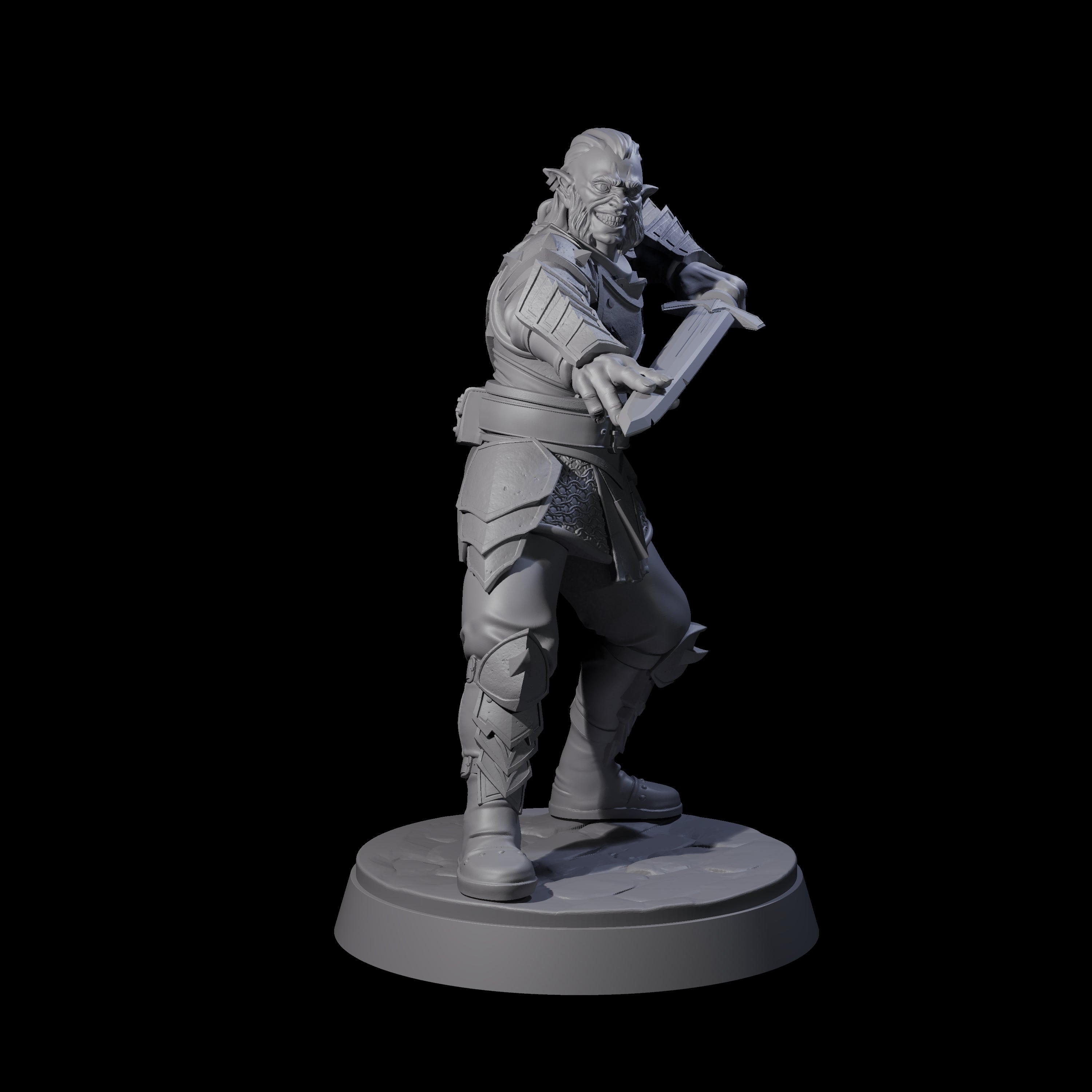 Classic Hobgoblin Raider D Miniature for Dungeons and Dragons, Pathfinder or other TTRPGs
