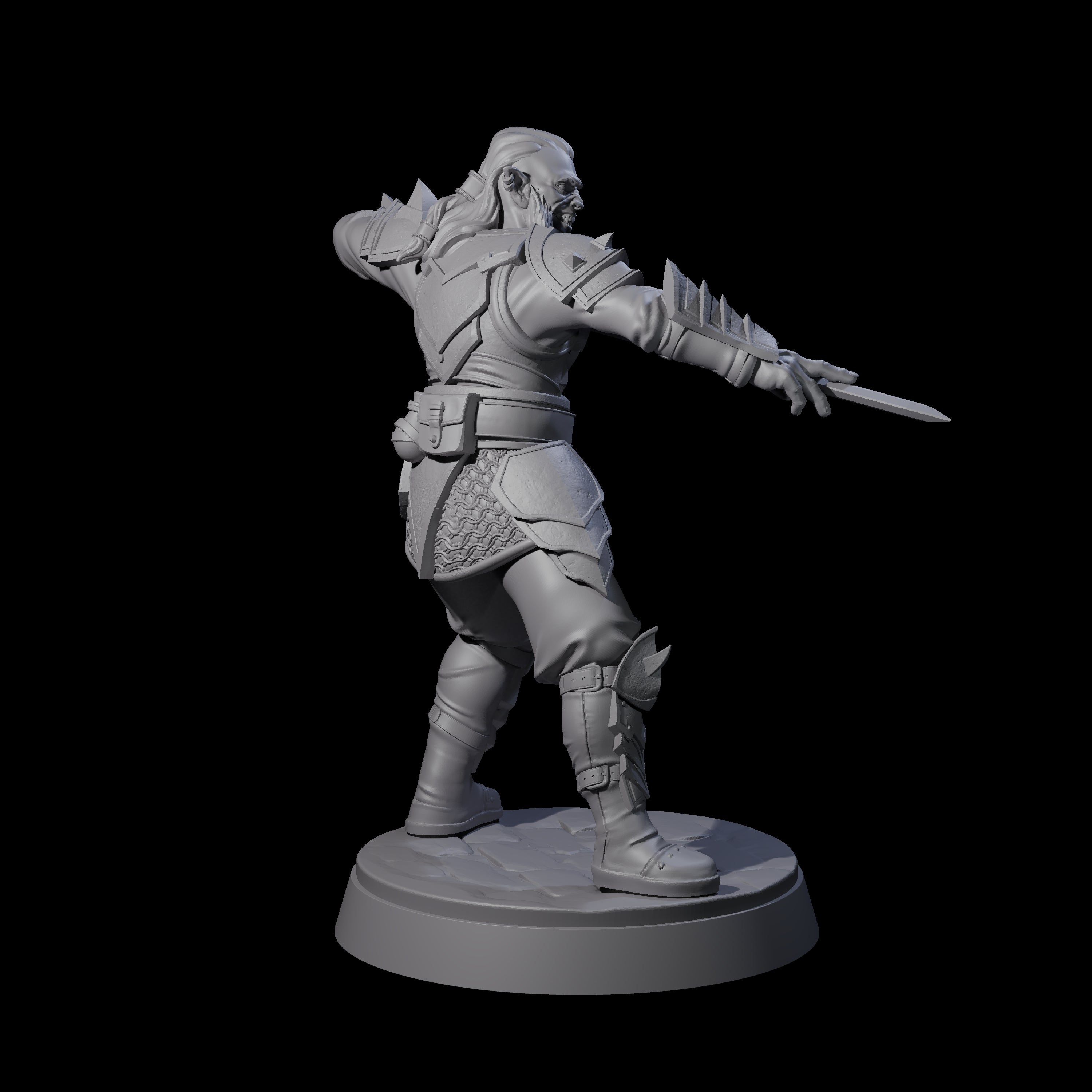 Classic Hobgoblin Raider D Miniature for Dungeons and Dragons, Pathfinder or other TTRPGs