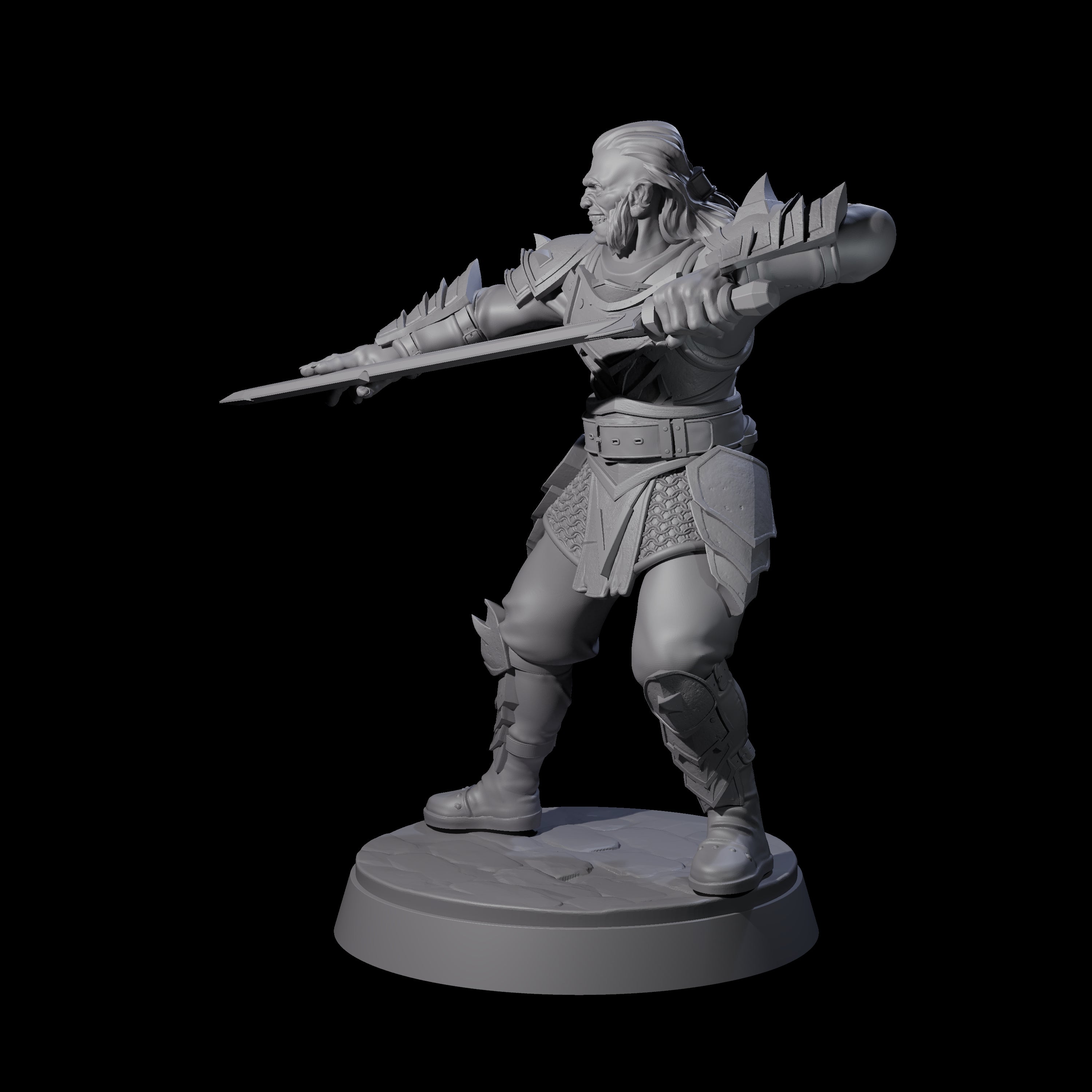Classic Hobgoblin Raider D Miniature for Dungeons and Dragons, Pathfinder or other TTRPGs