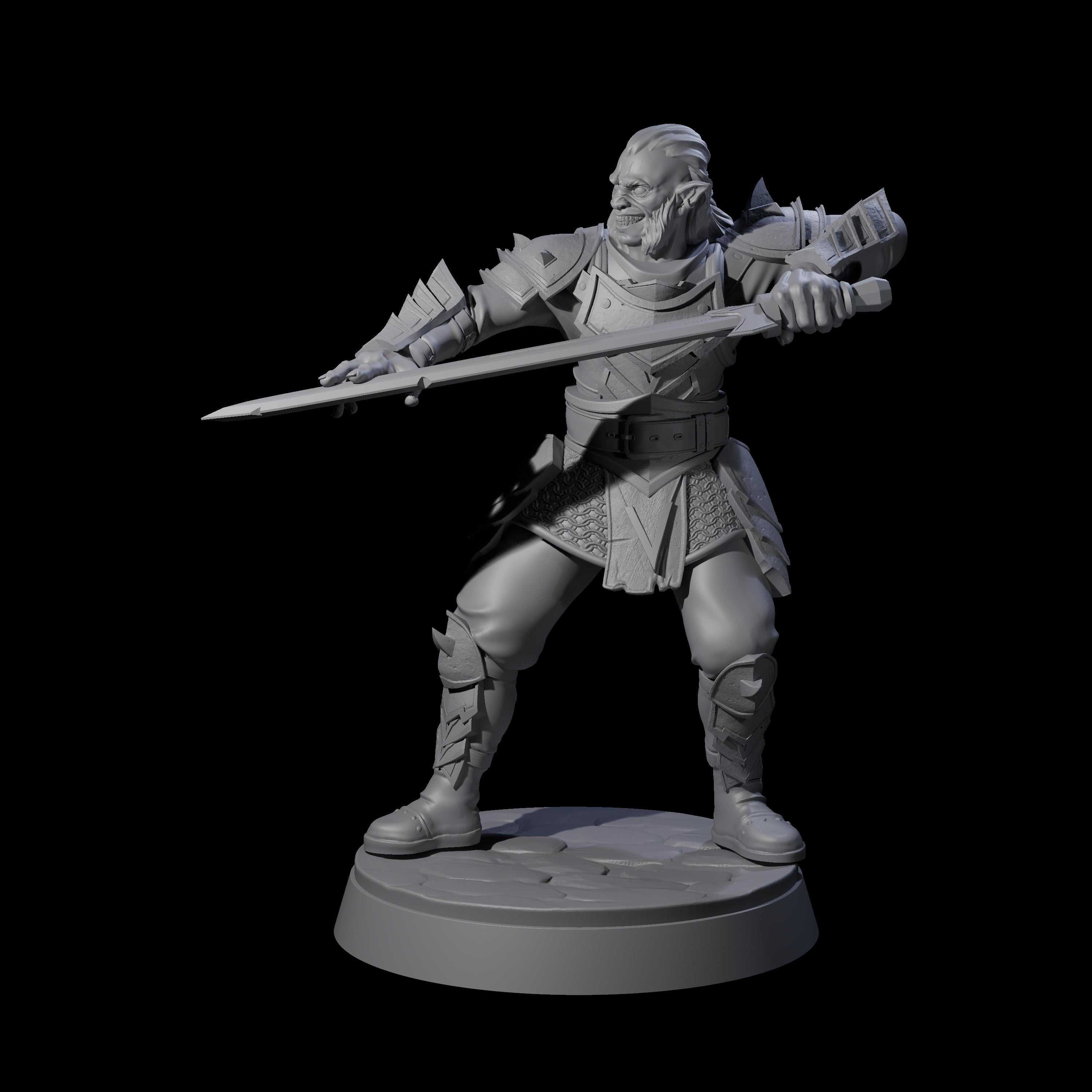 Classic Hobgoblin Raider D Miniature for Dungeons and Dragons, Pathfinder or other TTRPGs