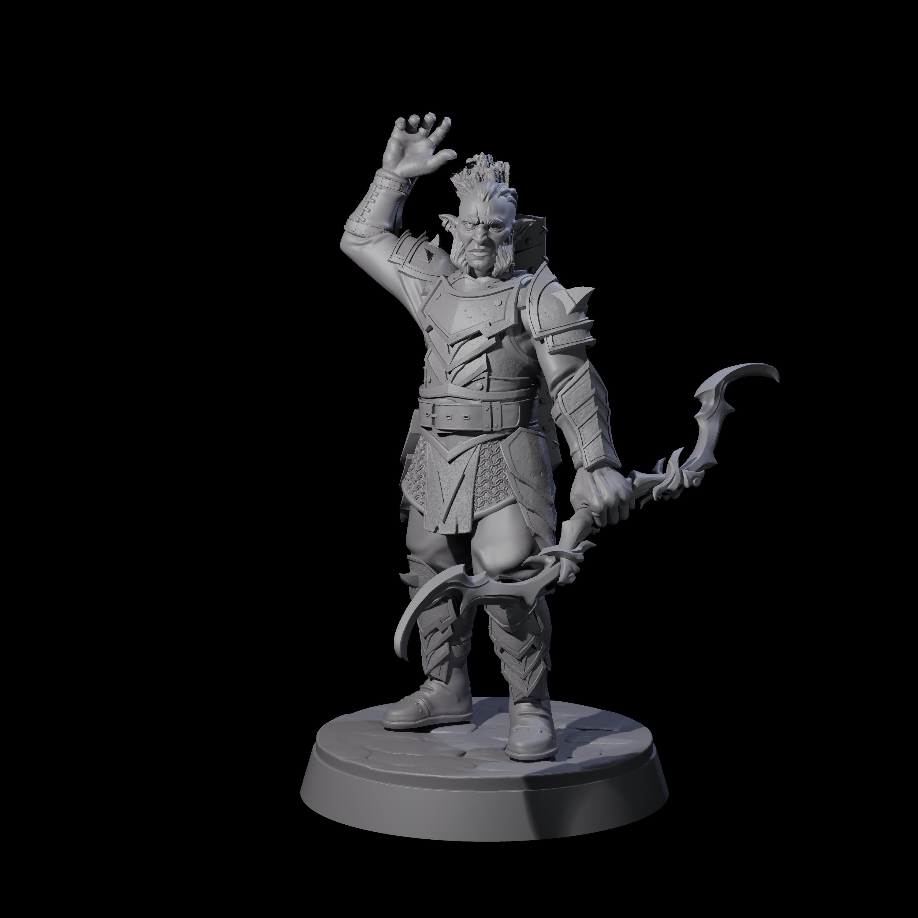 Classic Hobgoblin Raider E Miniature for Dungeons and Dragons, Pathfinder or other TTRPGs
